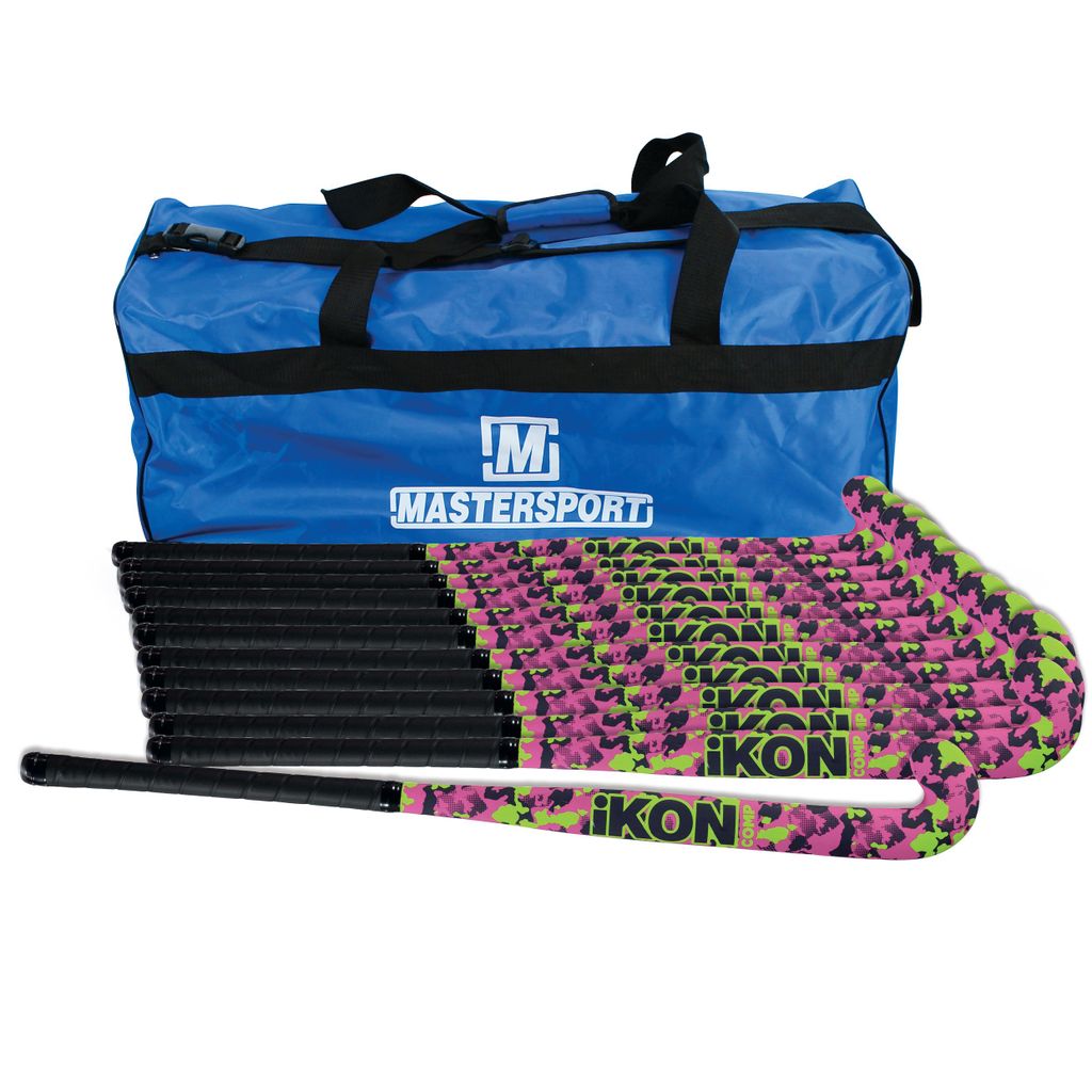 SLAZENGER IKON COMP HOCKEY STICK 34INCH, BAG OF 12