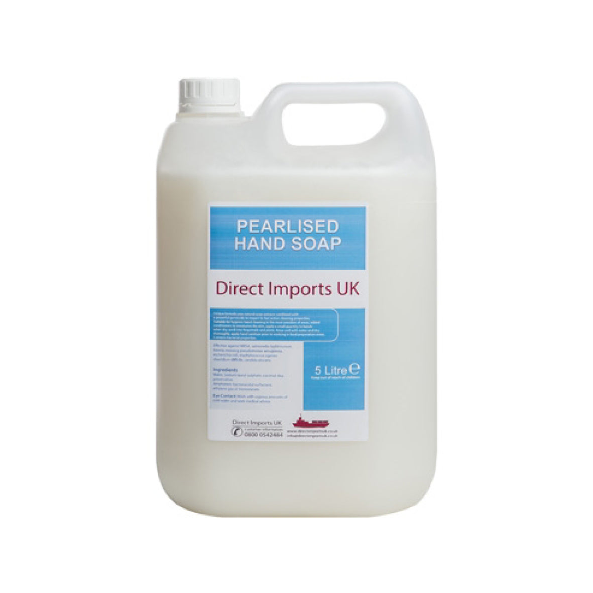 Handsoap White Pearlised 5 Litre