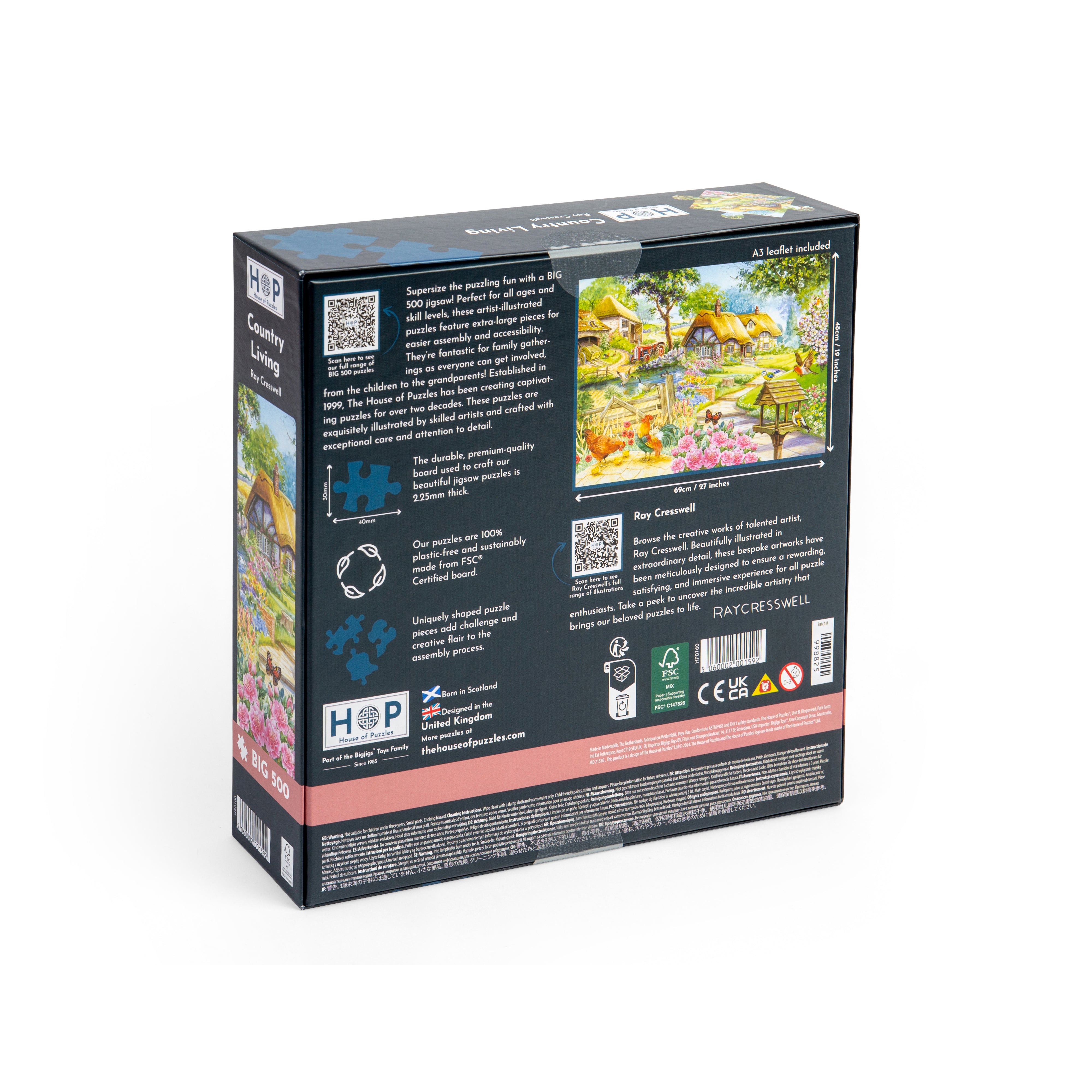 Country Living BIG 500 Puzzle (3 Years +)