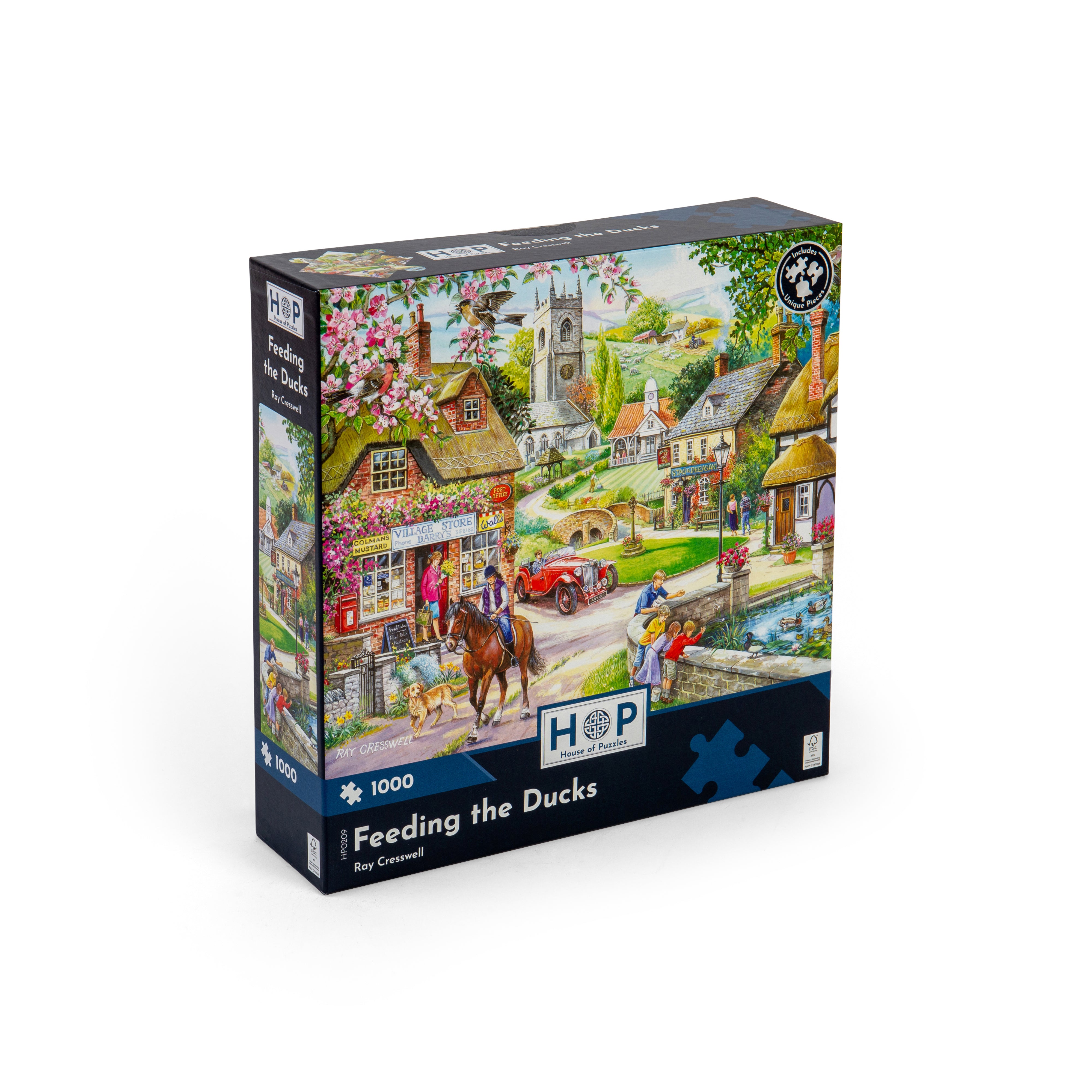 Feeding The Ducks 1000 Piece Puzzle (3 Years +)