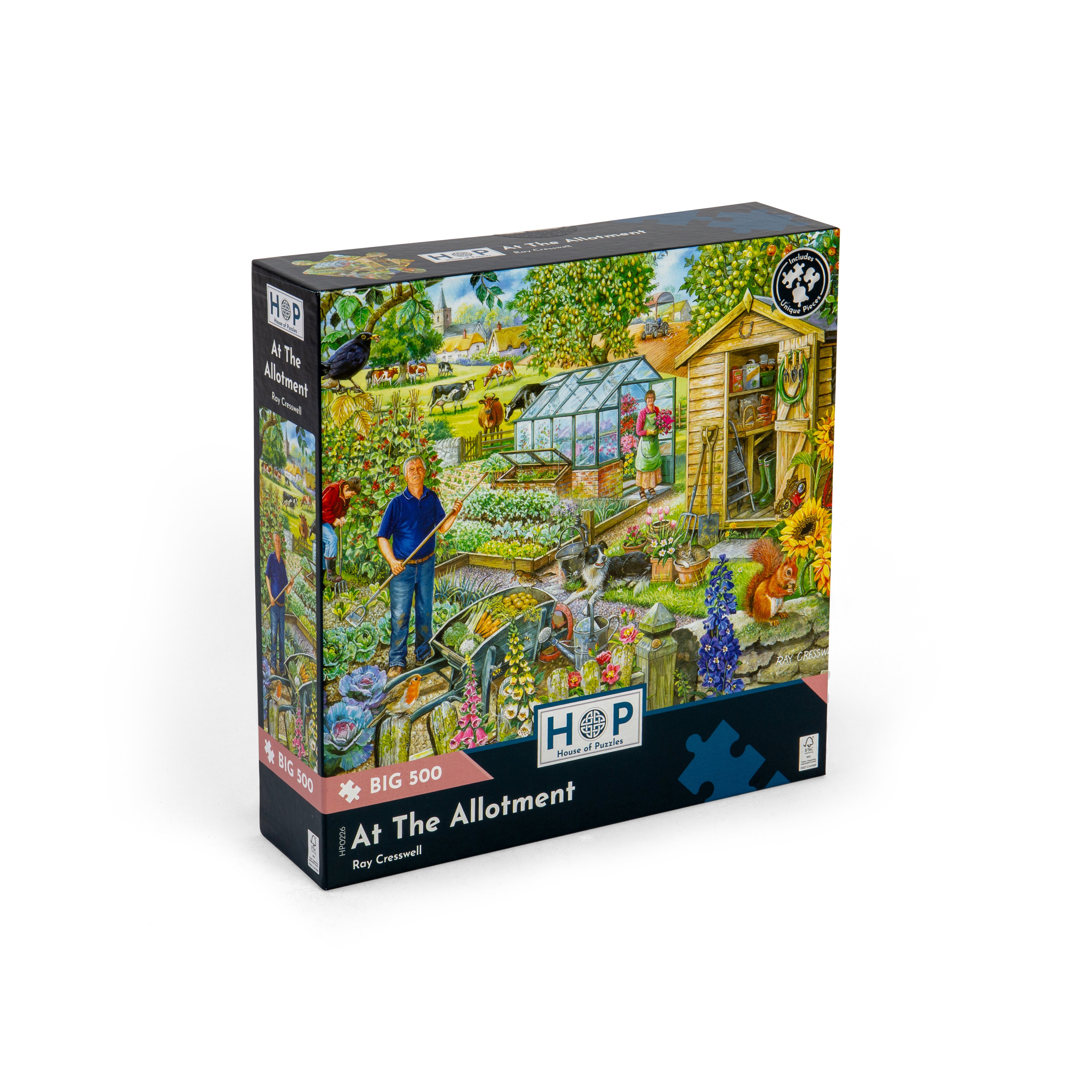 At The Allotment BIG 500 Puzzle (3 Years +)