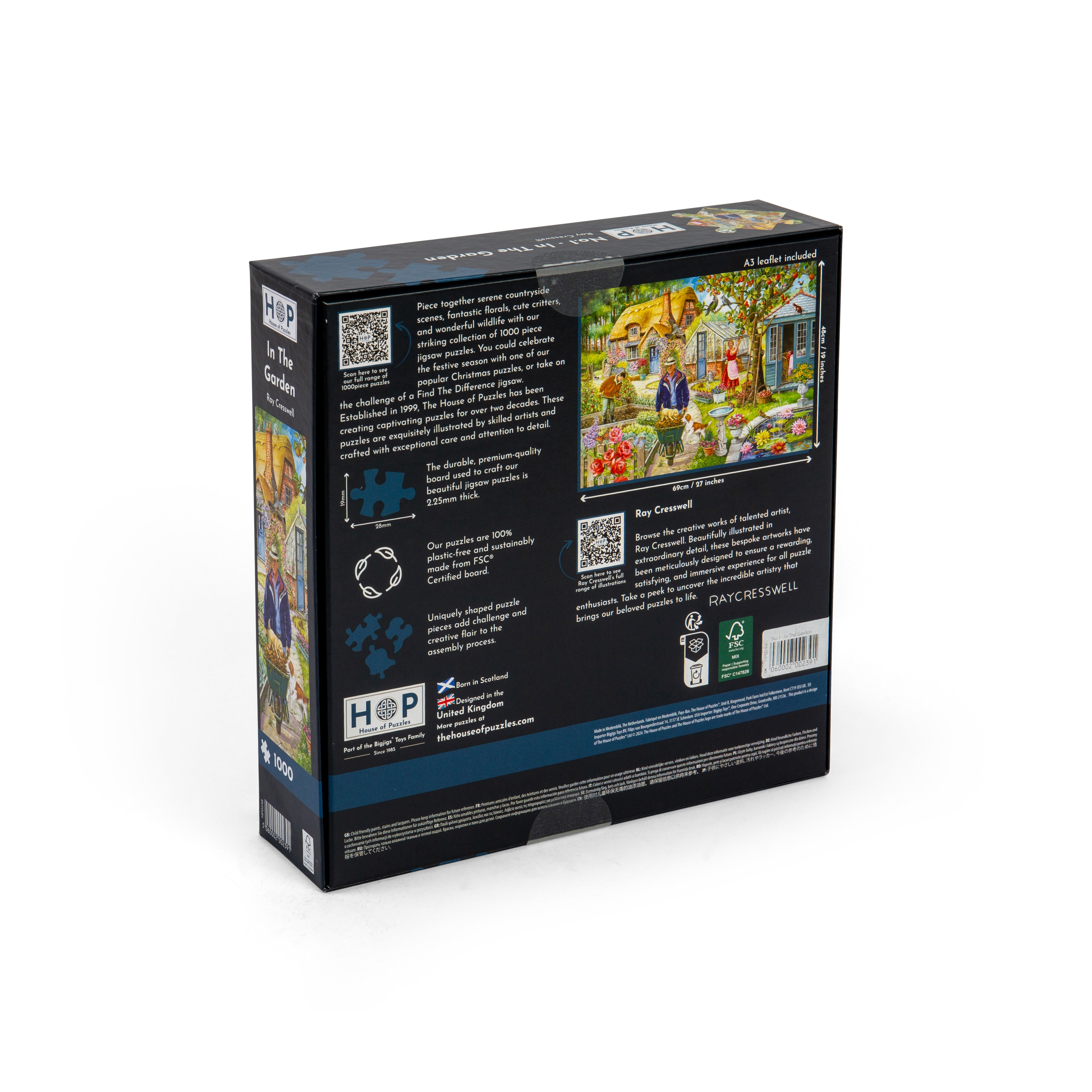 No.1 - In The Garden 1000 Piece Puzzle (3 Years +)