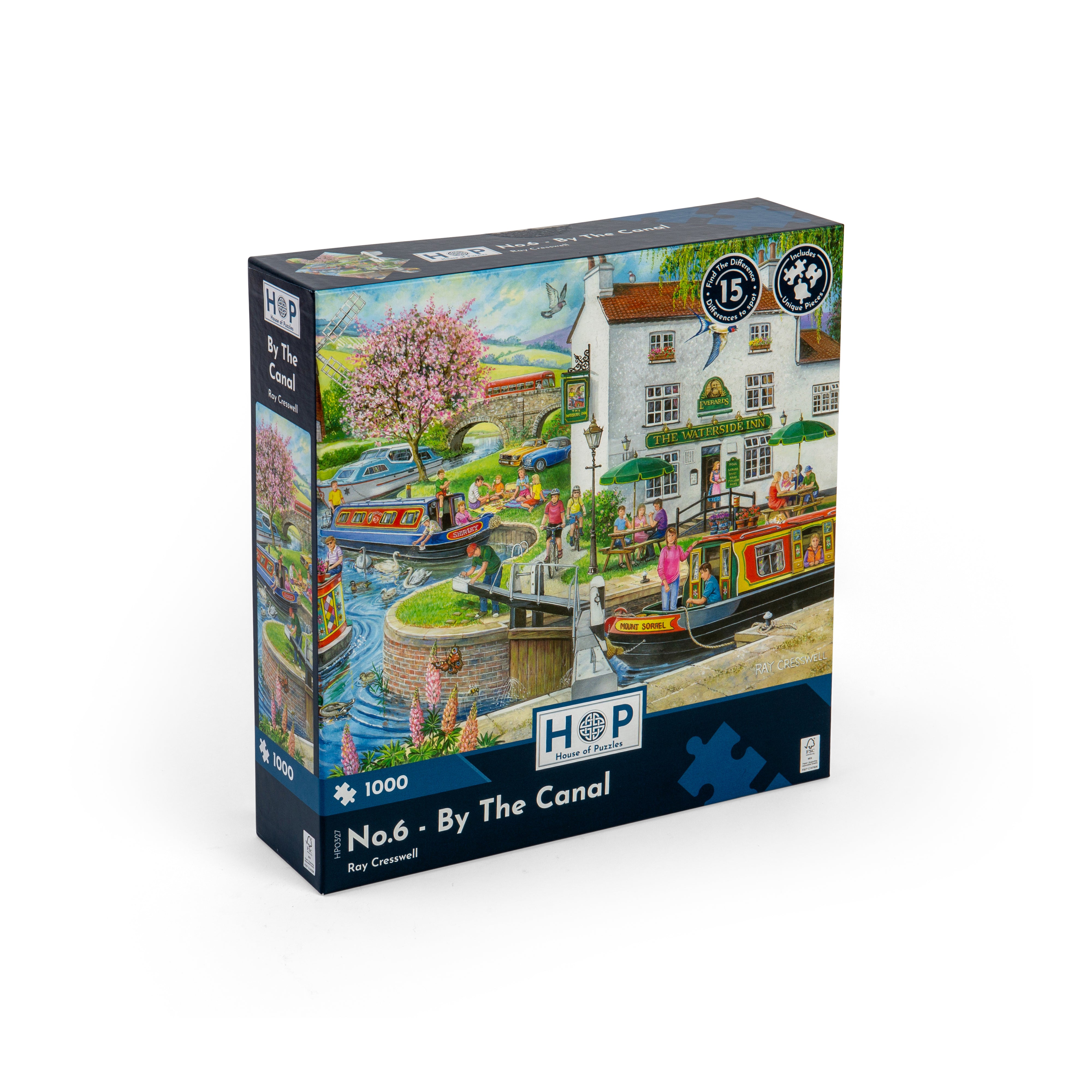 No.6 - By The Canal 1000 Piece Puzzle (3 Years +)