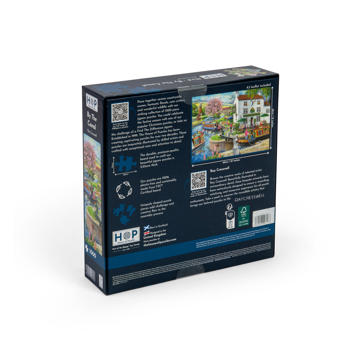 No.6 - By The Canal 1000 Piece Puzzle (3 Years +)