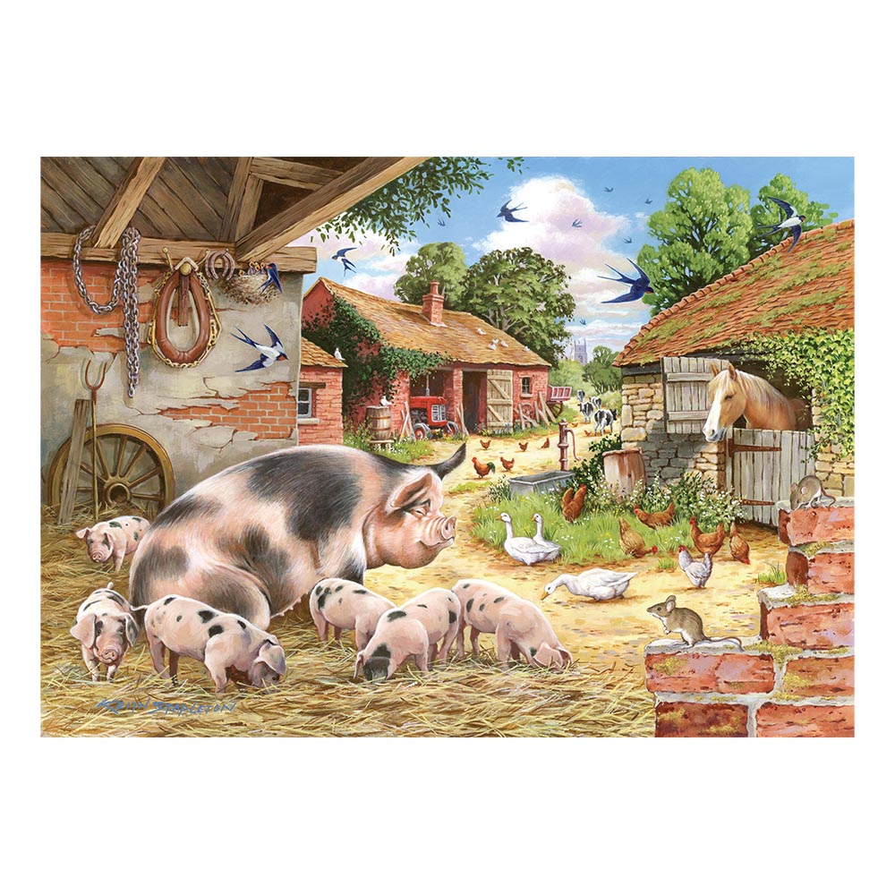 Poppy's Piglets BIG 500 Puzzle (3 Years +)
