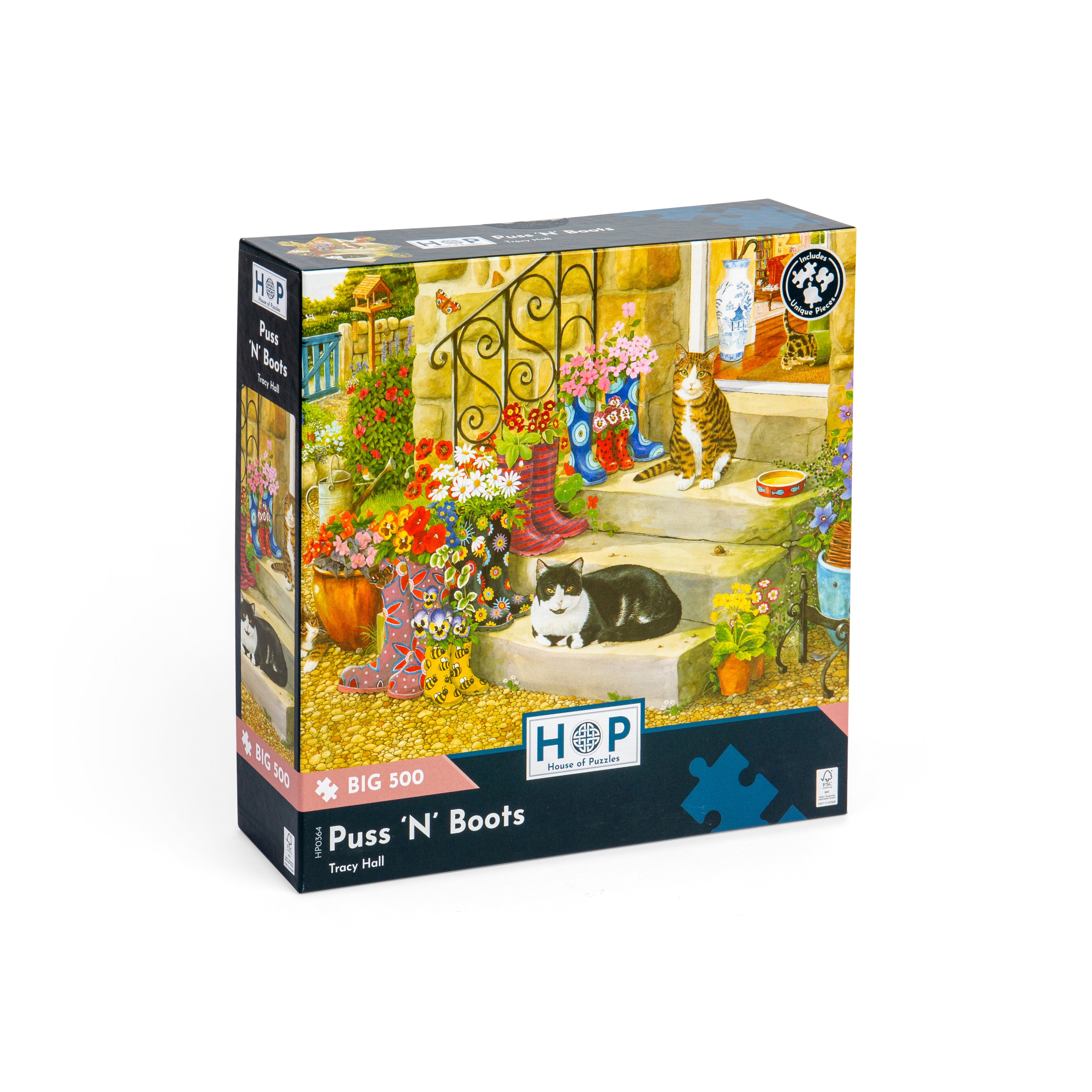 Puss 'N' Boots BIG 500 Puzzle (3 Years +)