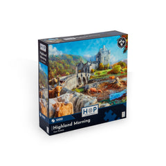 Highland Morning 1000 Piece Puzzle (3 Years +)