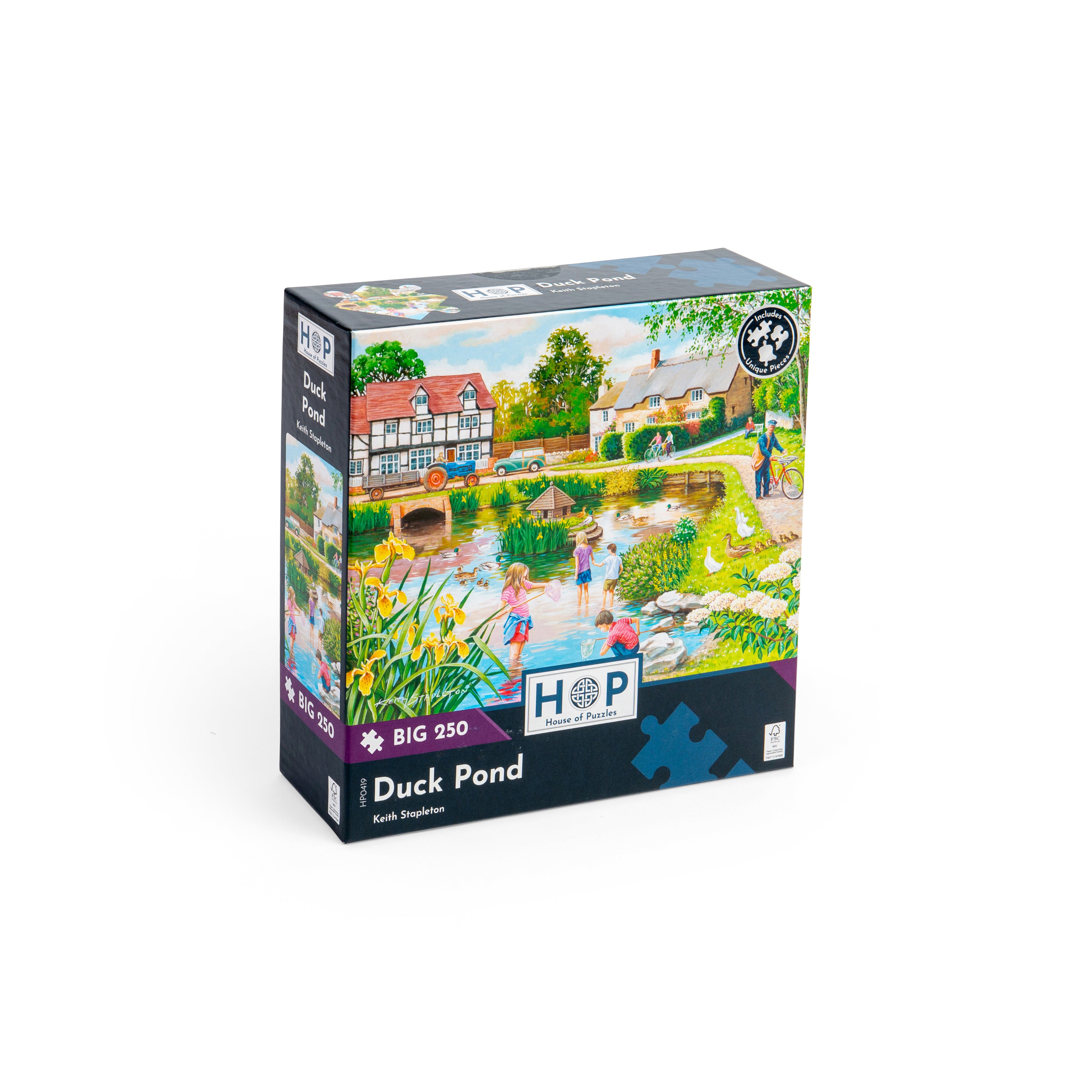 Duck Pond BIG 250 Puzzle (3 Years +)