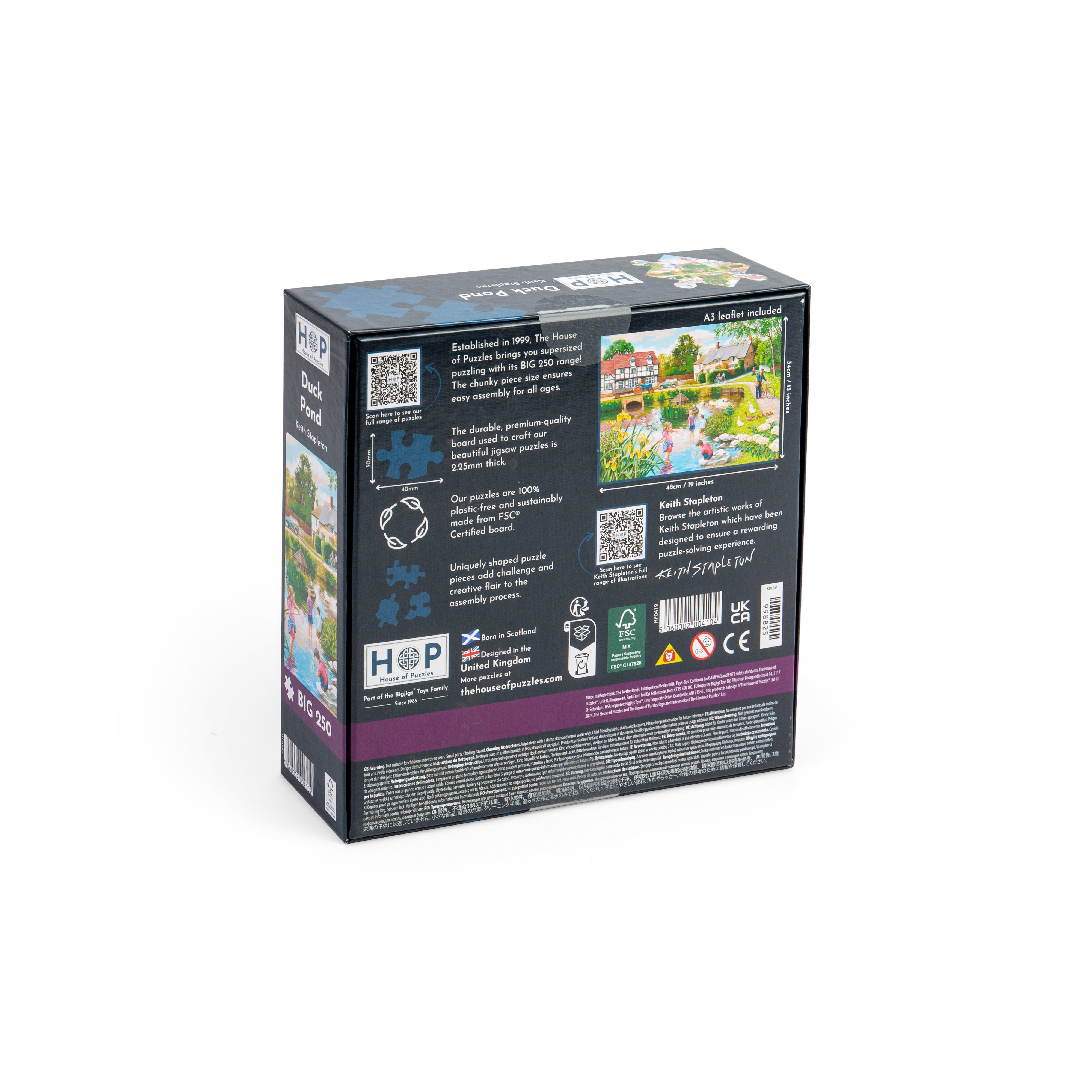 Duck Pond BIG 250 Puzzle (3 Years +)