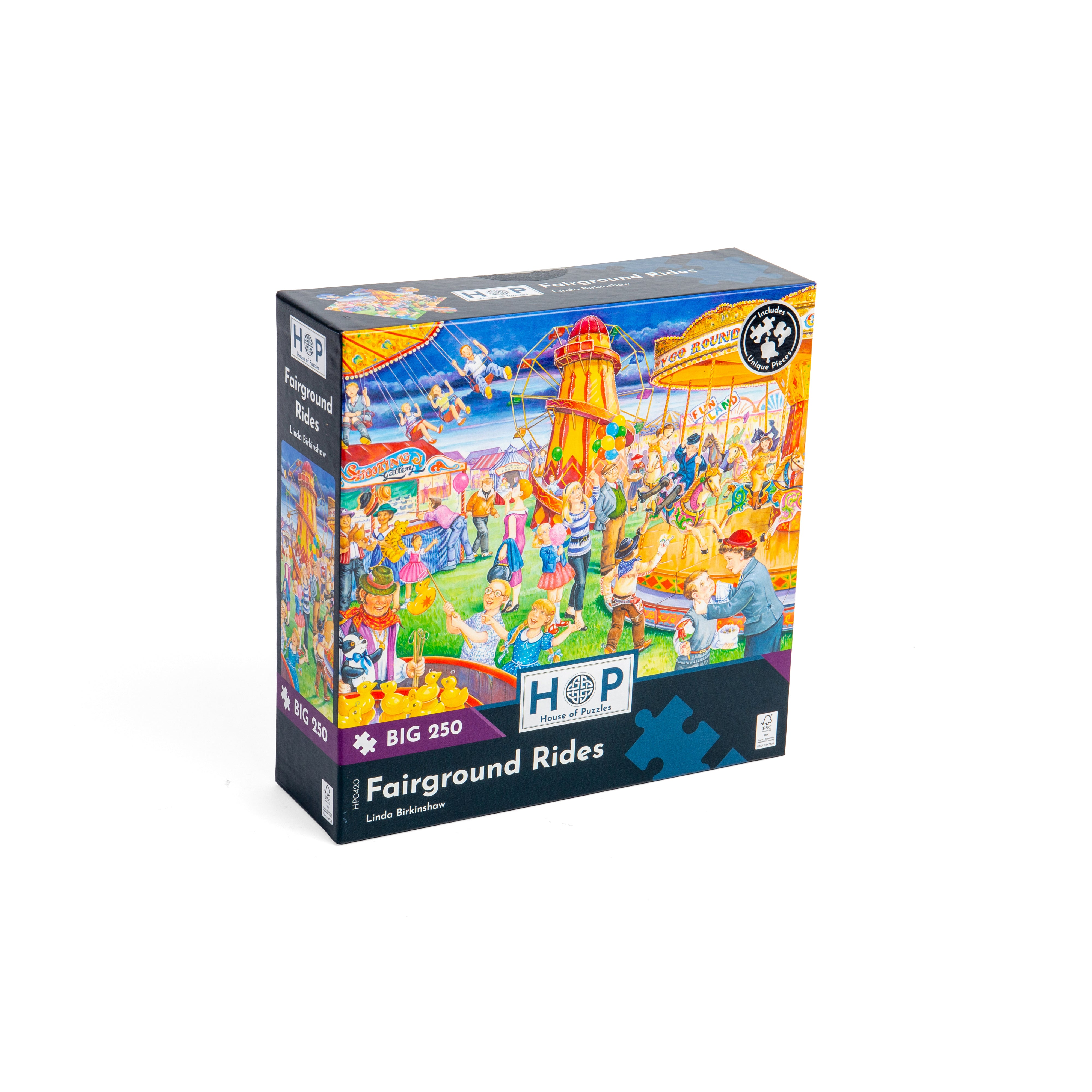Fairground Rides BIG 250 Puzzle (3 Years +)