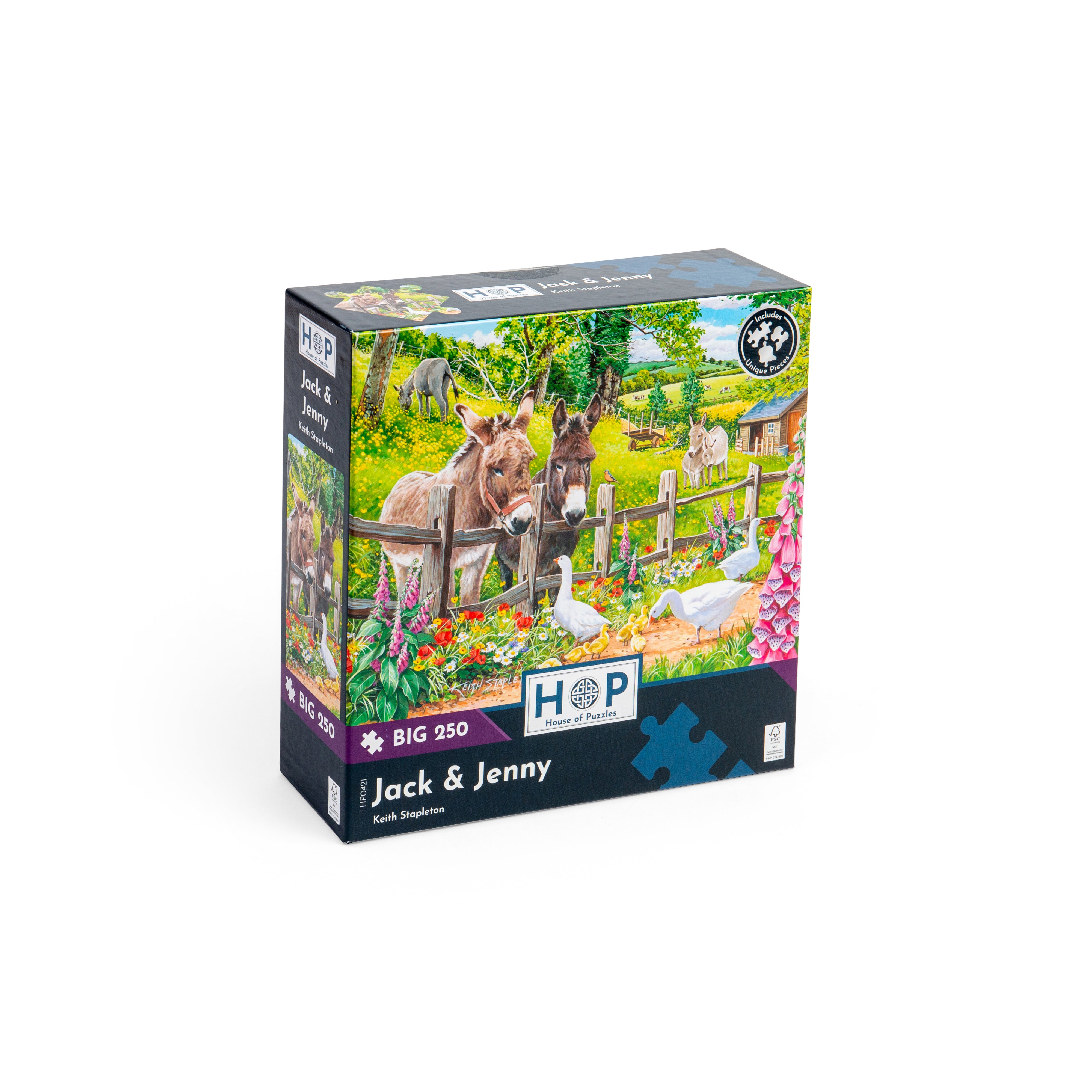 Jack & Jenny BIG 250 Puzzle (3 Years +)