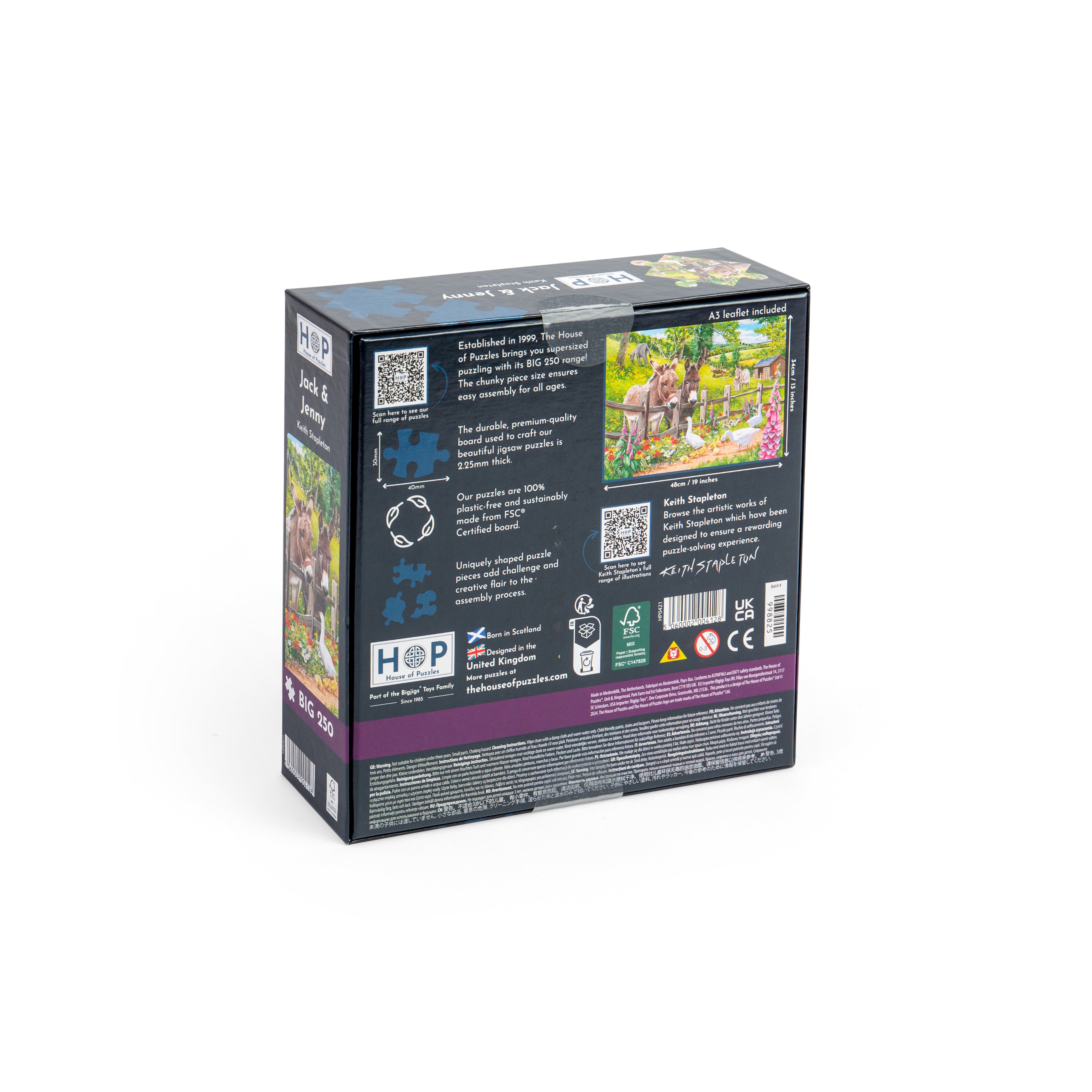 Jack & Jenny BIG 250 Puzzle (3 Years +)