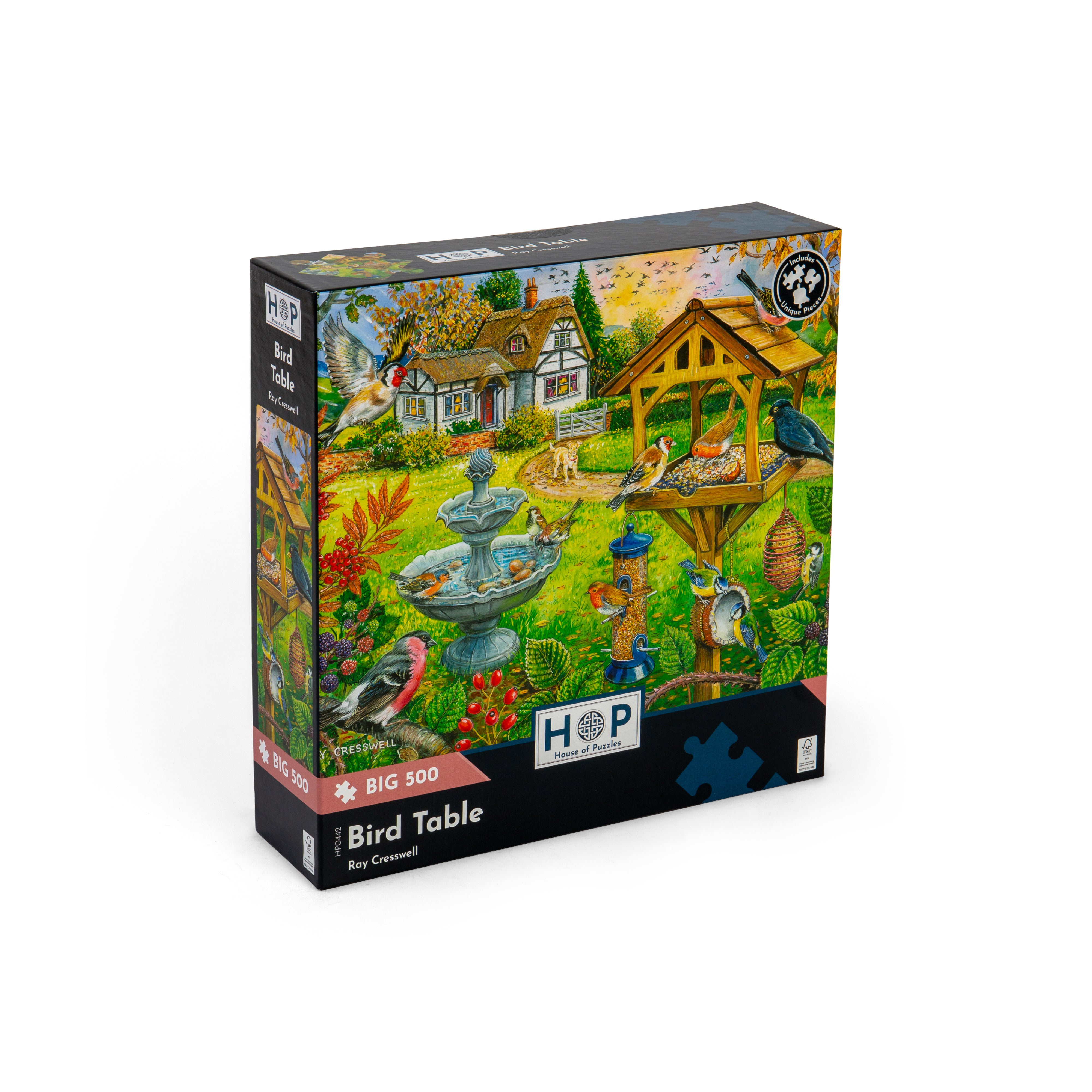 Bird Table BIG 500 Puzzle (3 Years +)