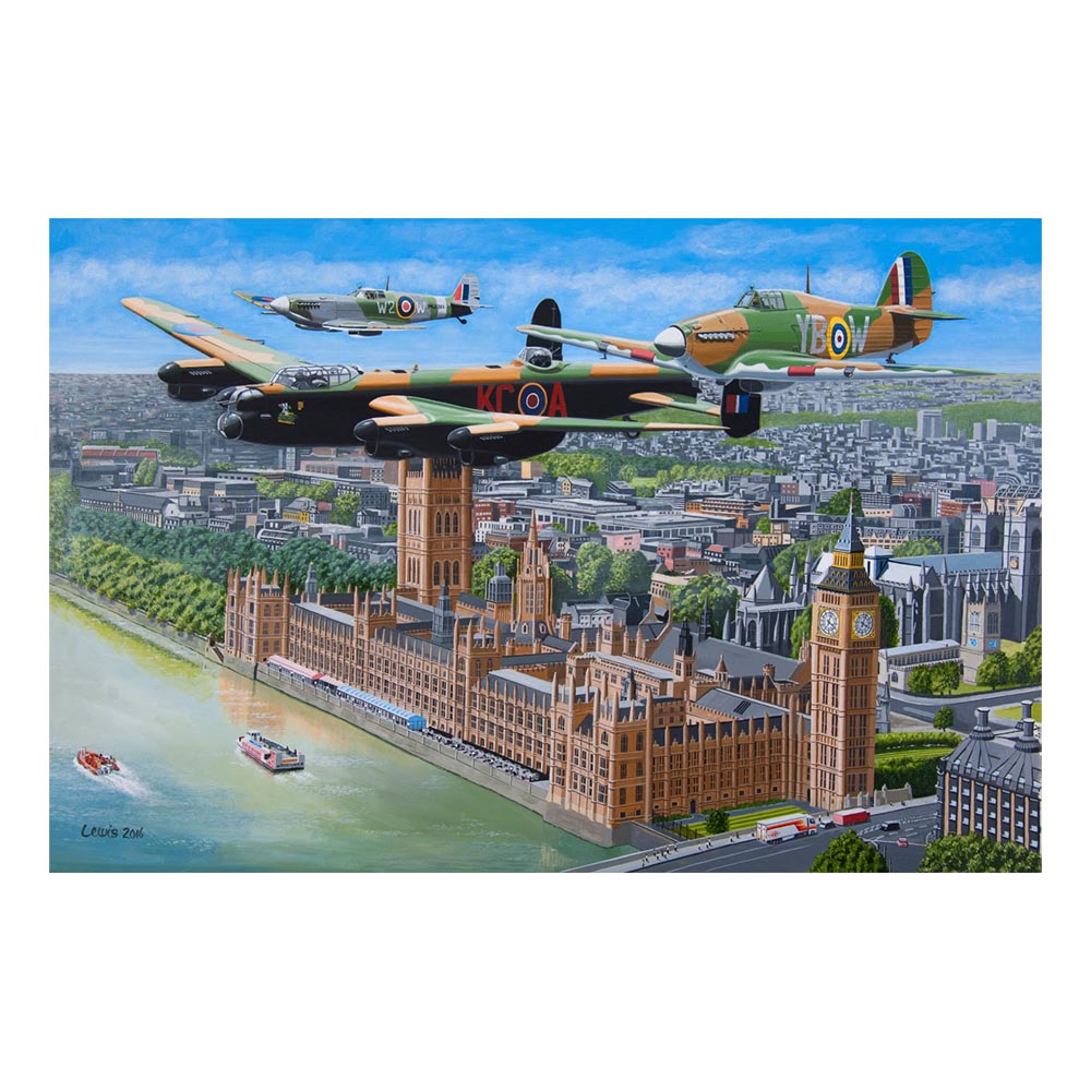 Fly Past 500 Piece Puzzle (3 Years +)