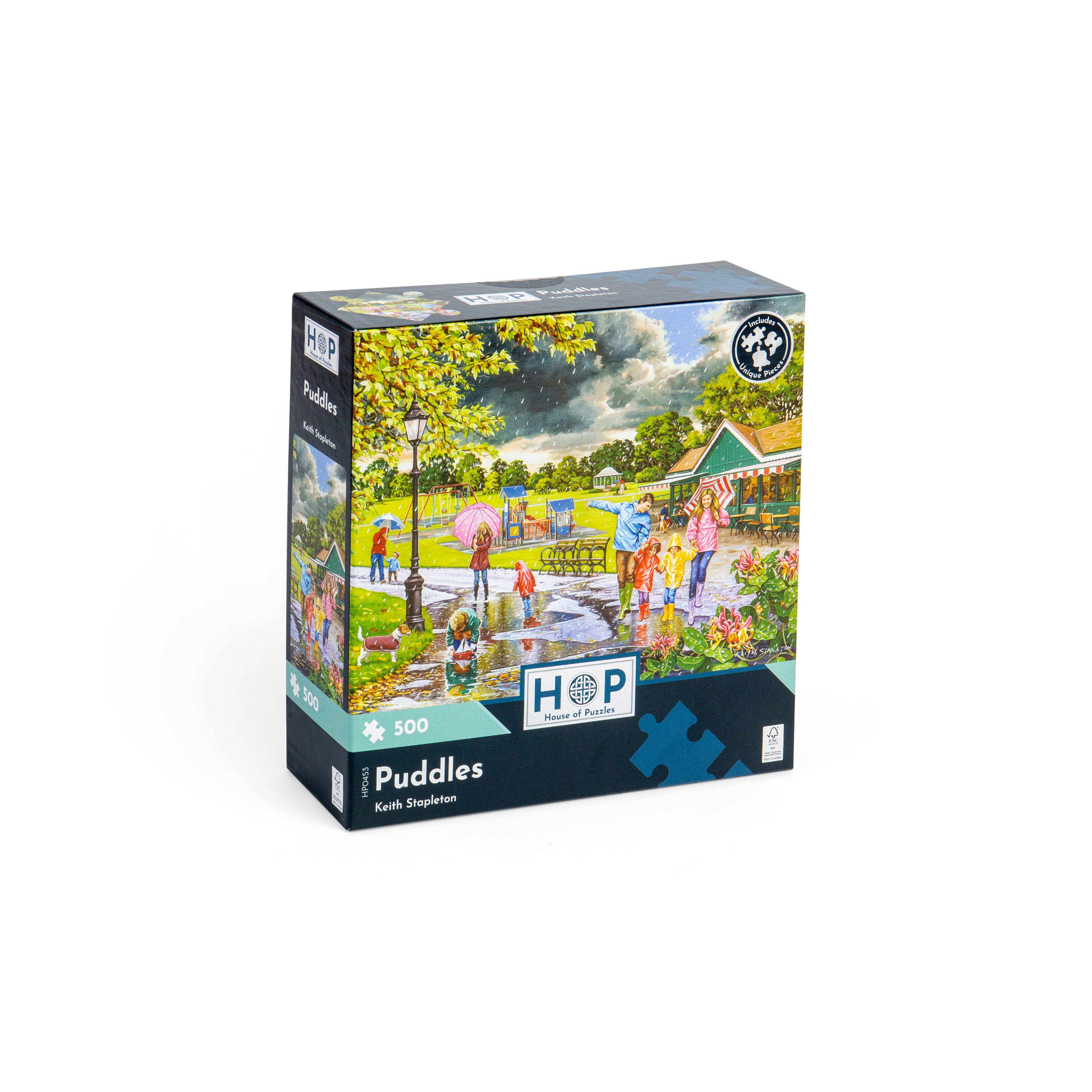 Puddles 500 Piece Puzzle (3 Years +)
