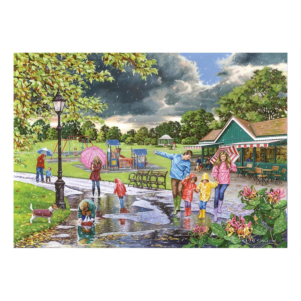 Puddles 500 Piece Puzzle (3 Years +)