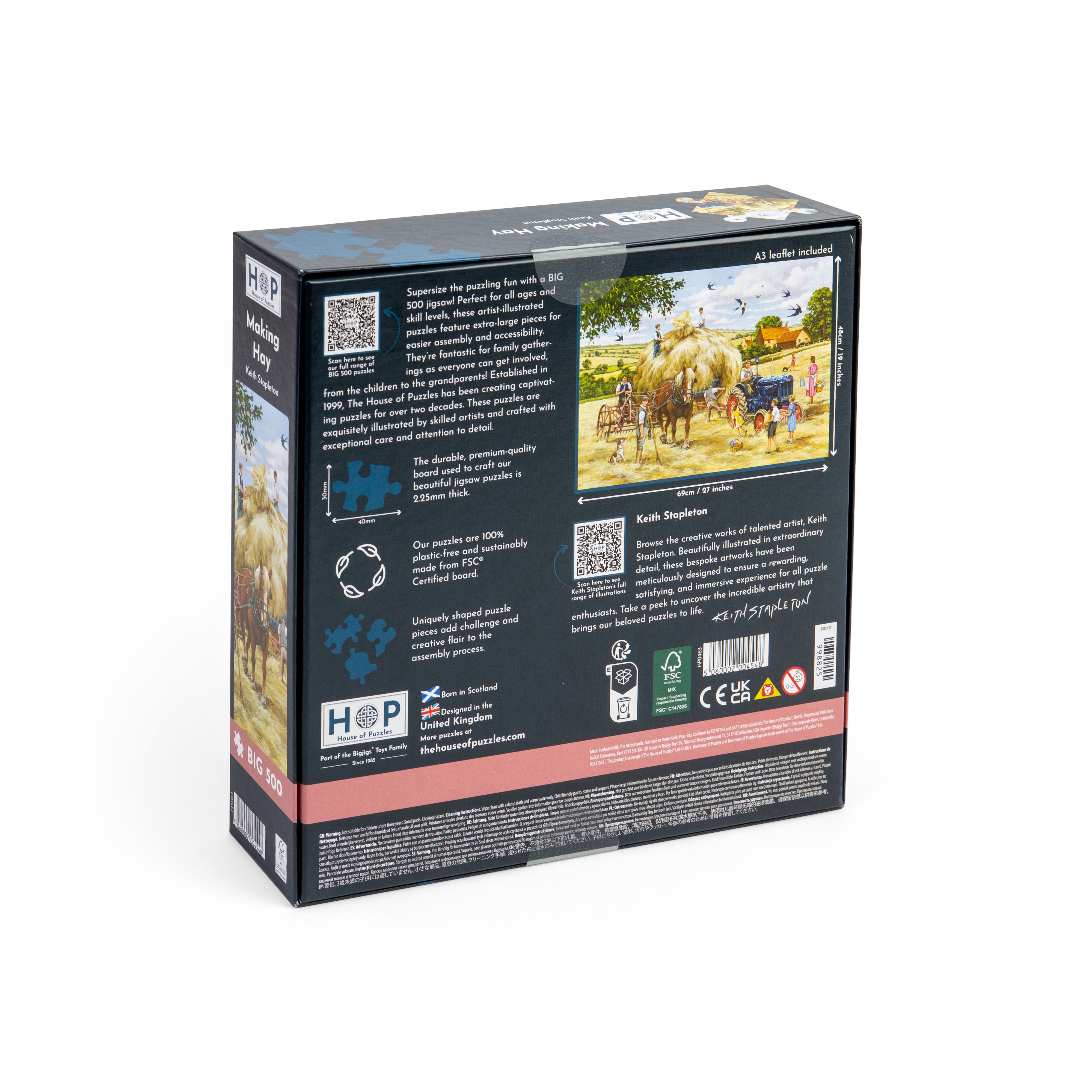 Making Hay BIG 500 Puzzle (3 Years +)