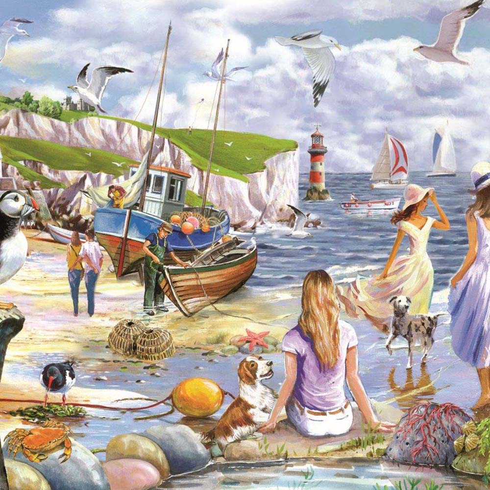 Sea Shore Breezes BIG 500 Puzzle (3 Years +)