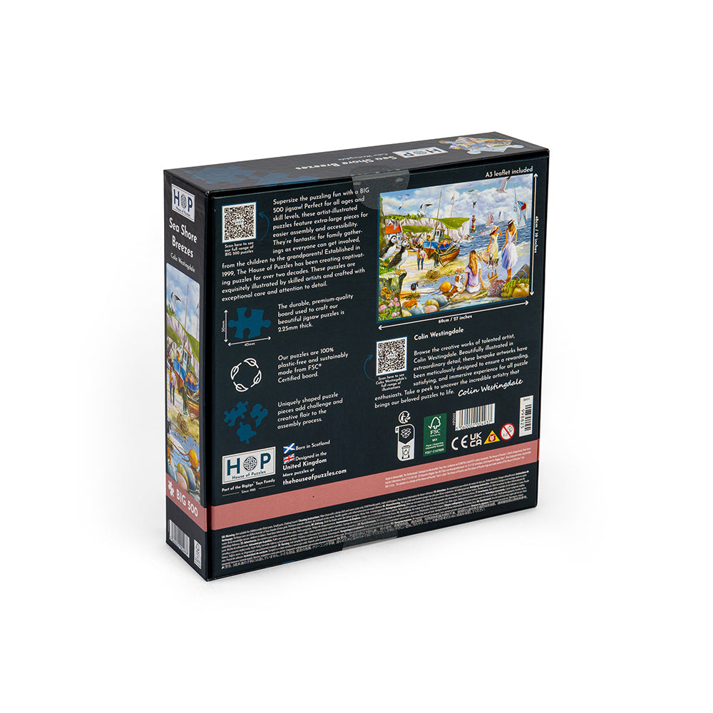Sea Shore Breezes BIG 500 Puzzle (3 Years +)