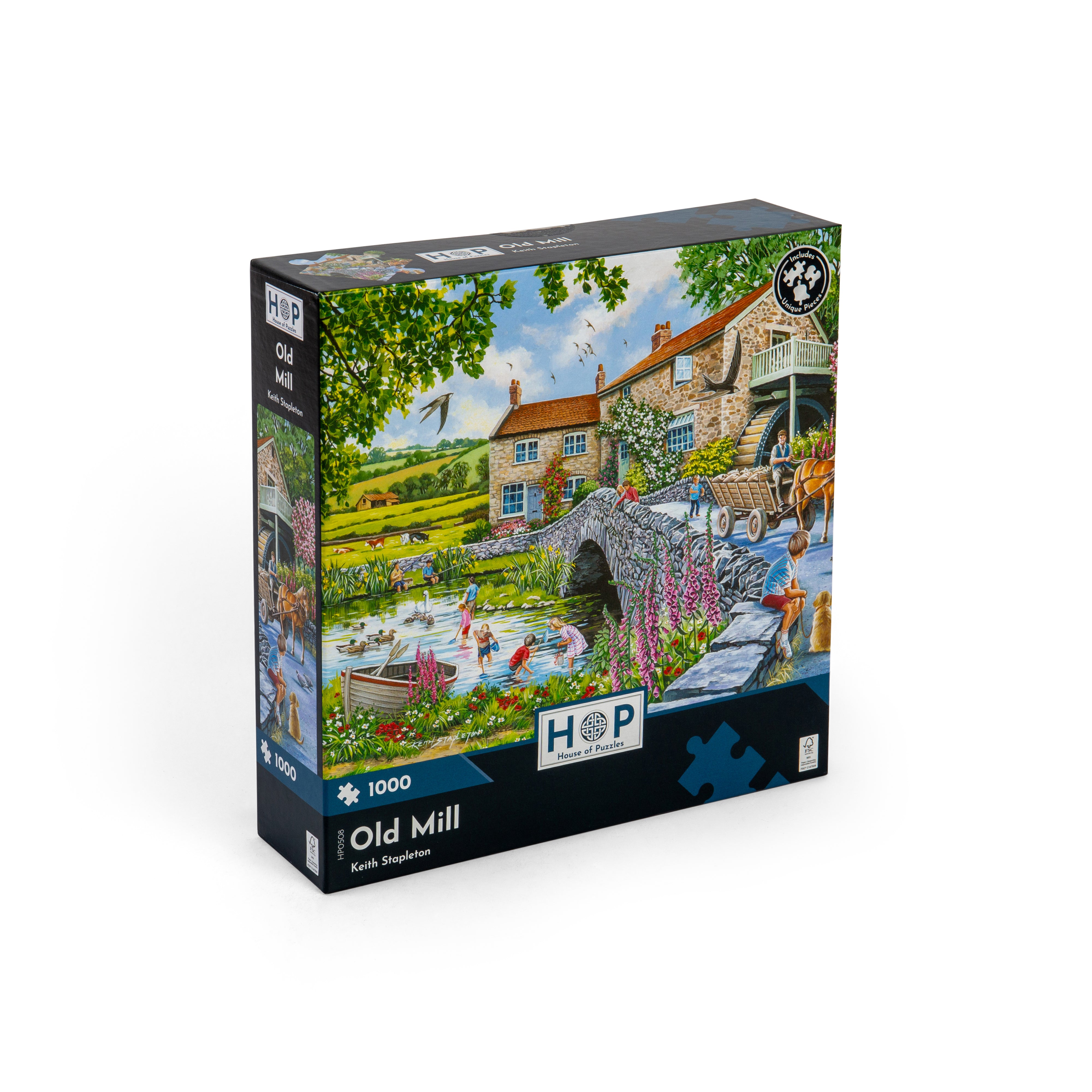 Old Mill 1000 Piece Puzzle (3 Years +)