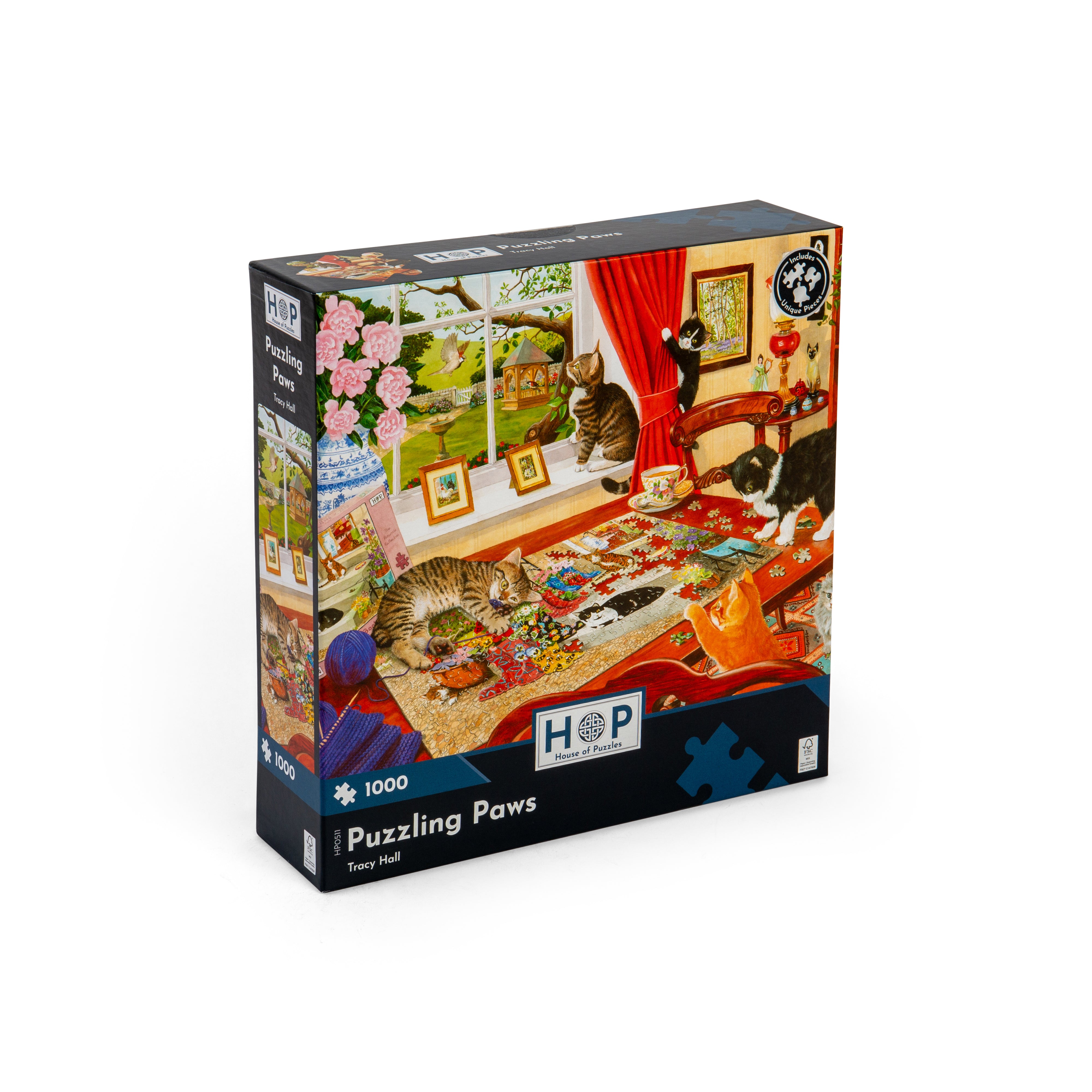 Puzzling Paws 1000 Piece Puzzle (3 Years +)