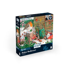 Robin Redbreast 1000 Piece Puzzle (3 Years +)