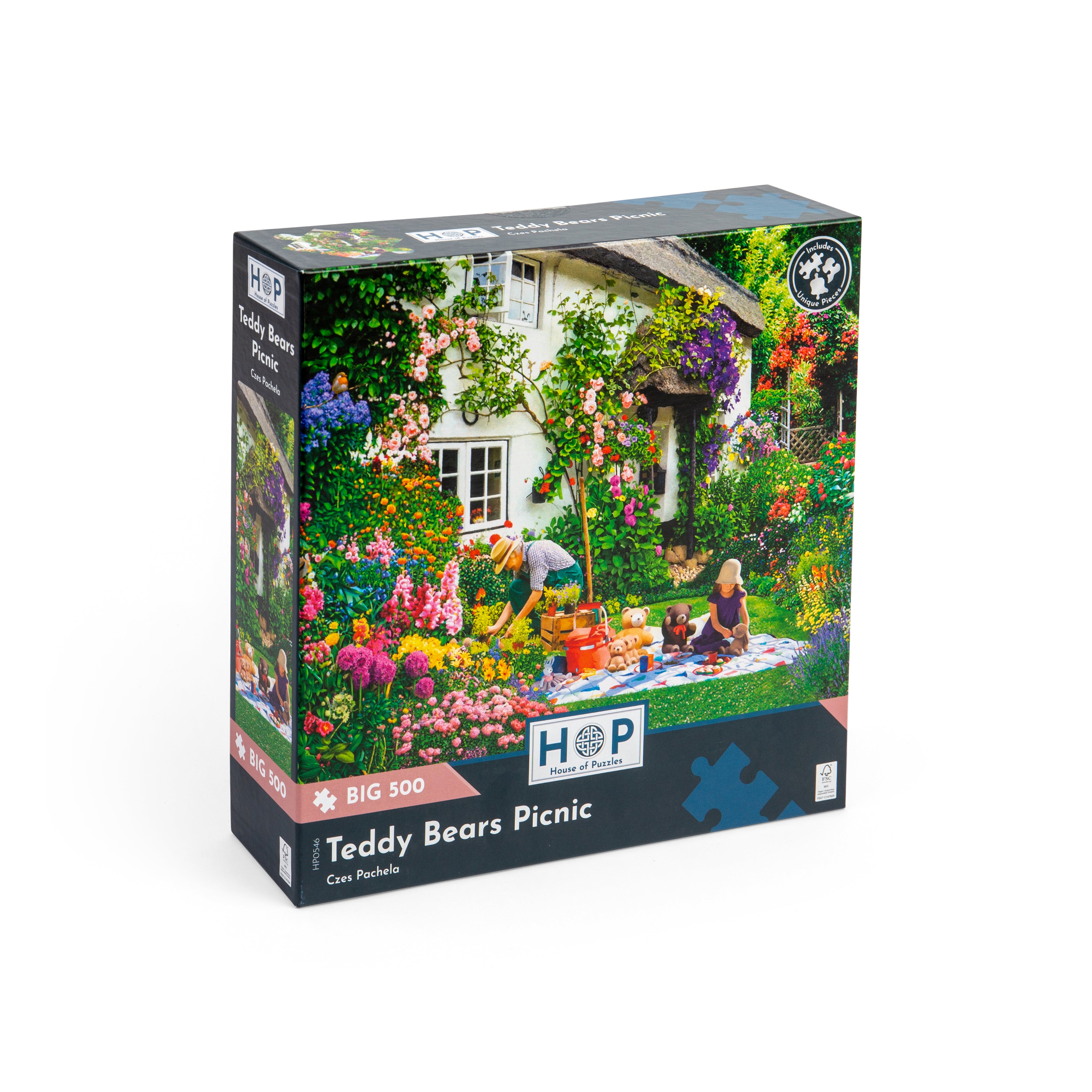 Teddy Bears Picnic BIG 500 Puzzle (3 Years +)