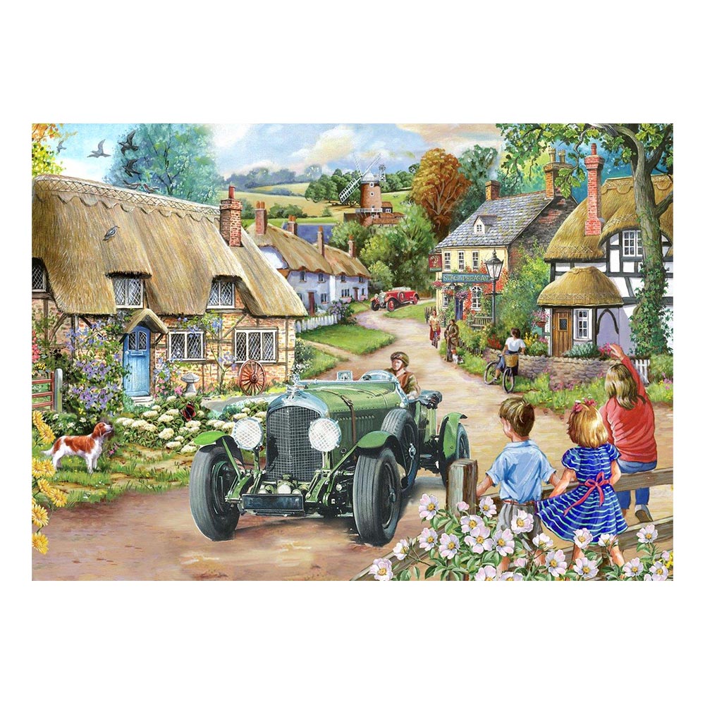 Vintage Run BIG 500 Puzzle (3 Years +)