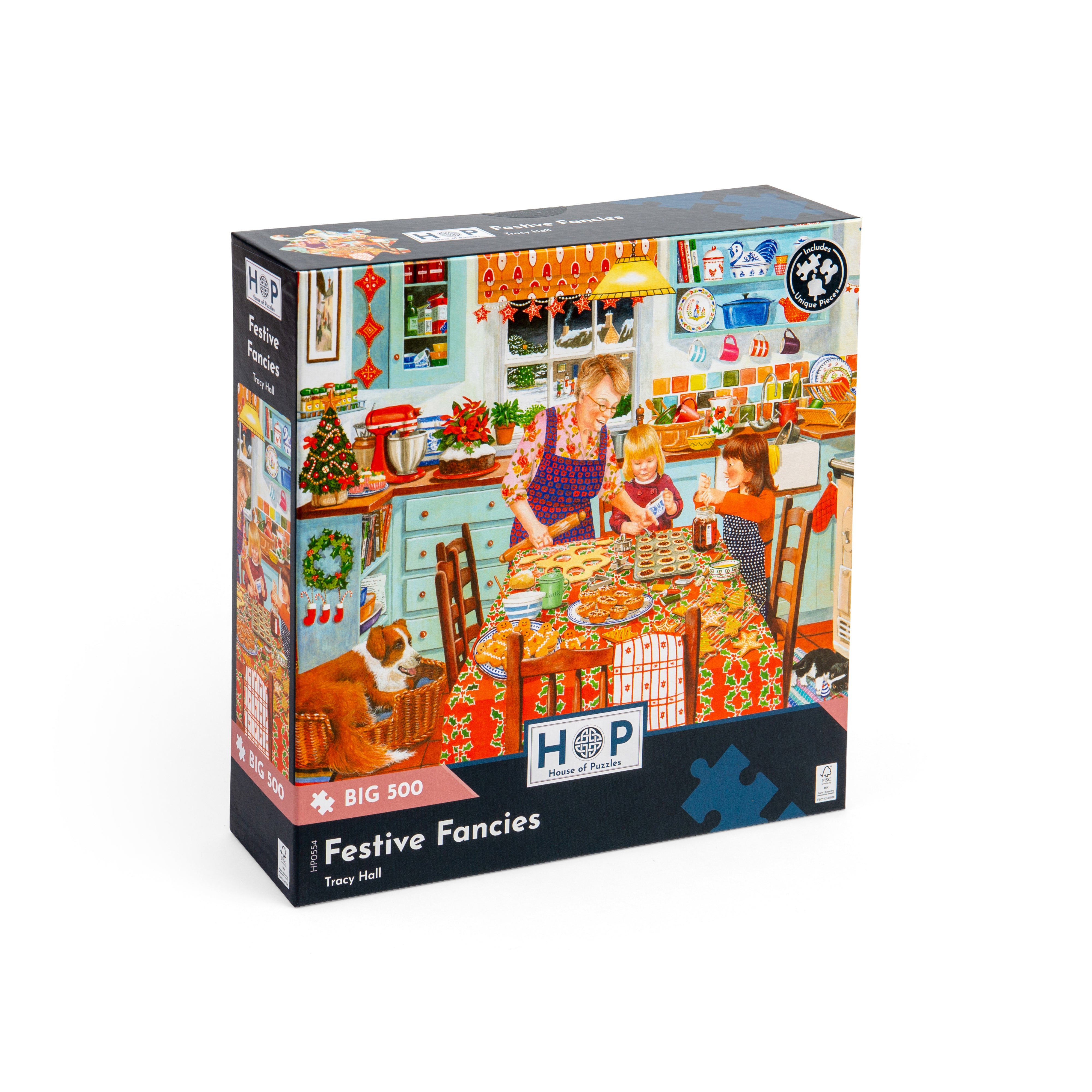 Festive Fancies BIG 500 Puzzle (3 Years +)