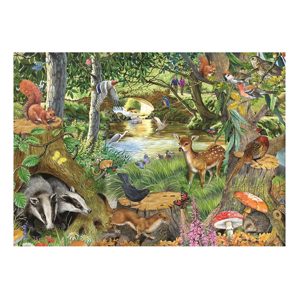 Riverside Glade BIG 500 Puzzle (3 Years +)