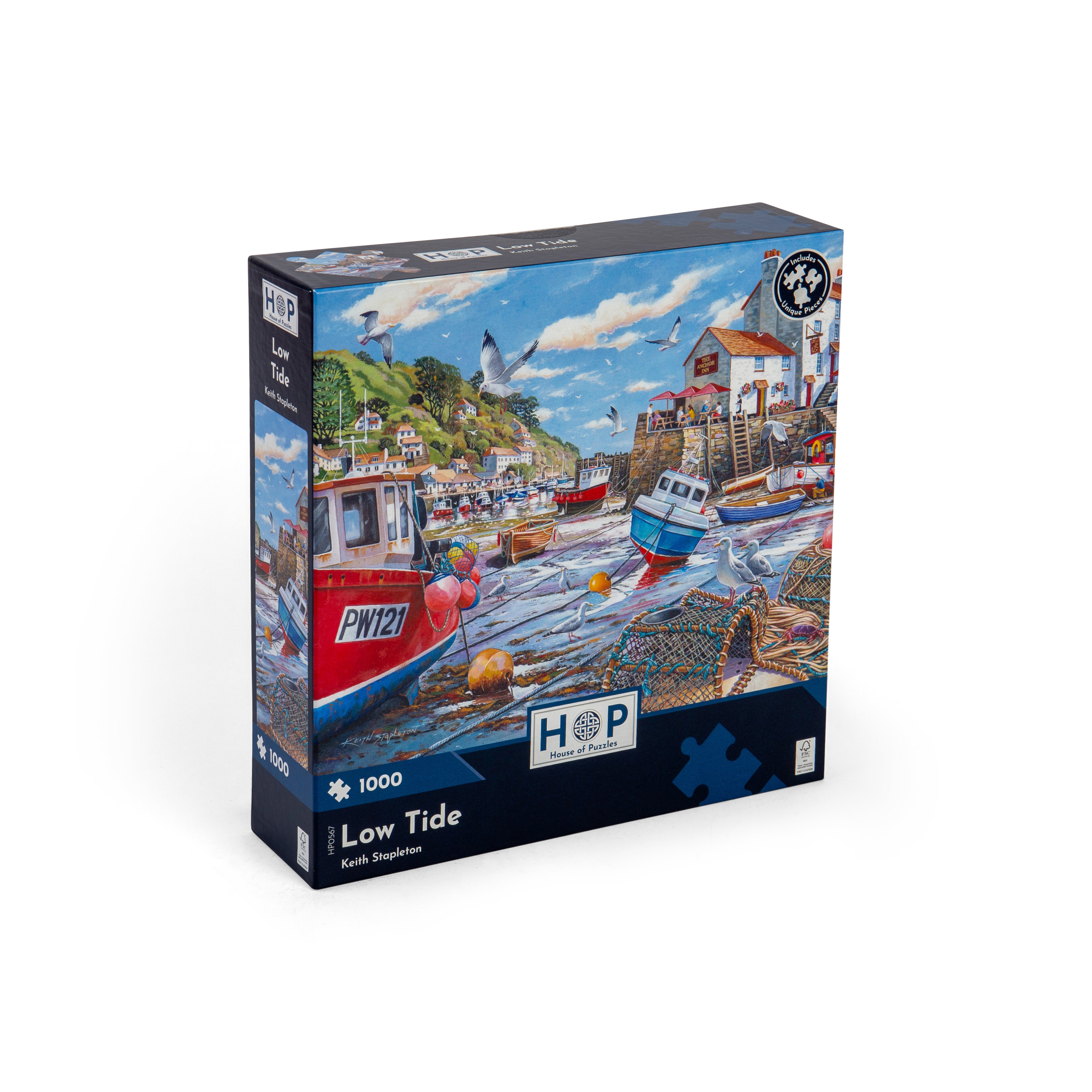 Low Tide 1000 Piece Puzzle (3 Years +)