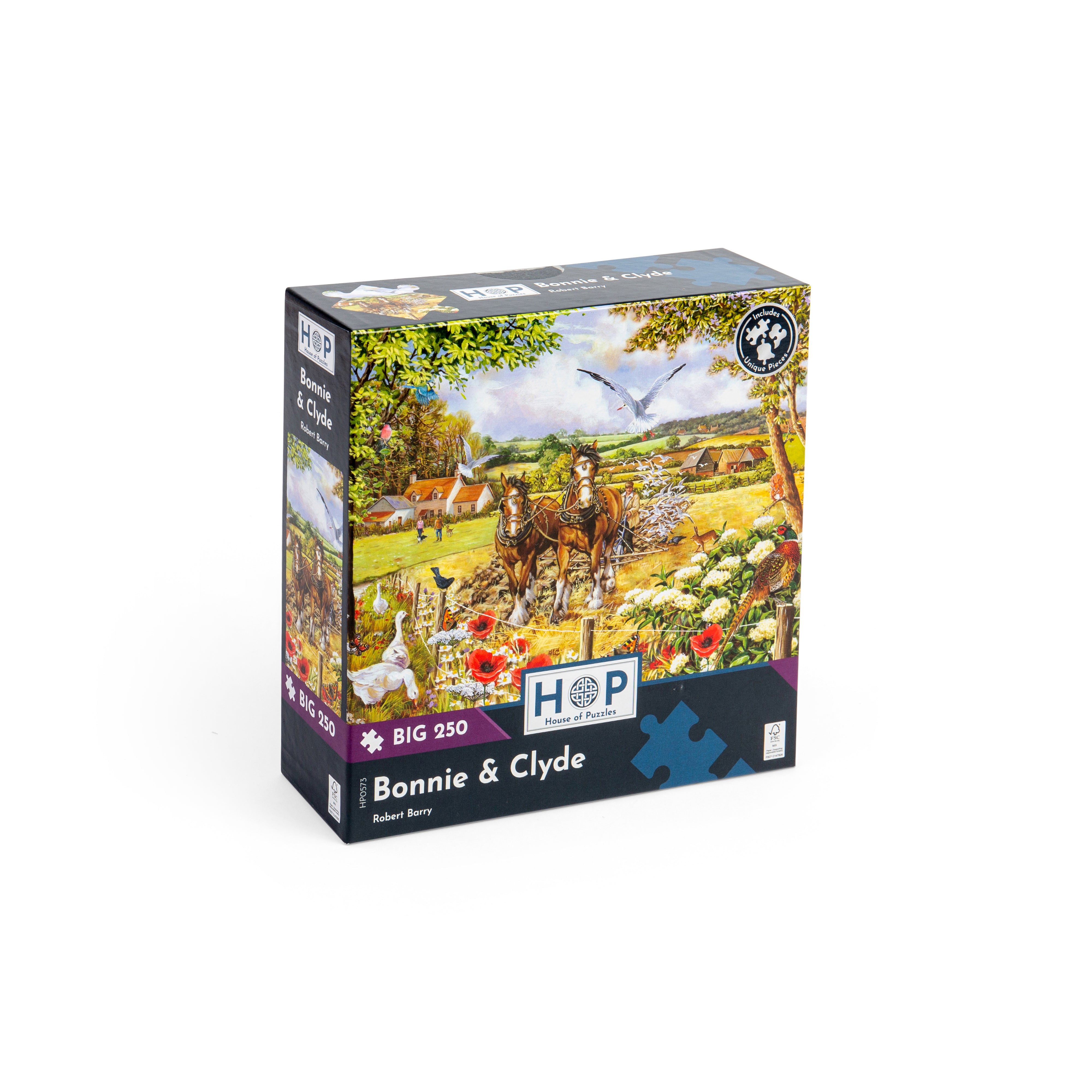 Bonnie & Clyde BIG 250 Puzzle (3 Years +)
