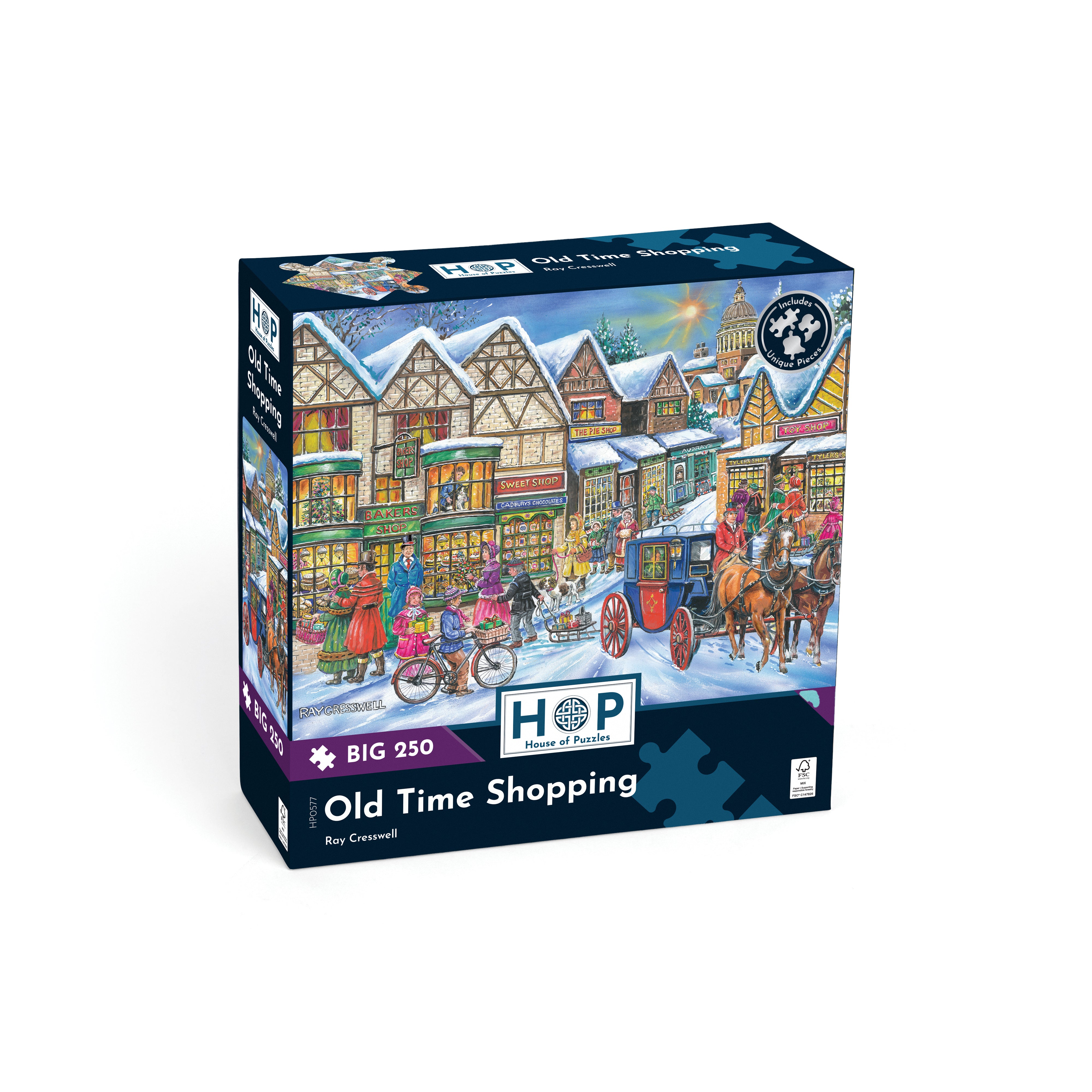 Old Time Shopping BIG 250 Puzzle (3 Years +)