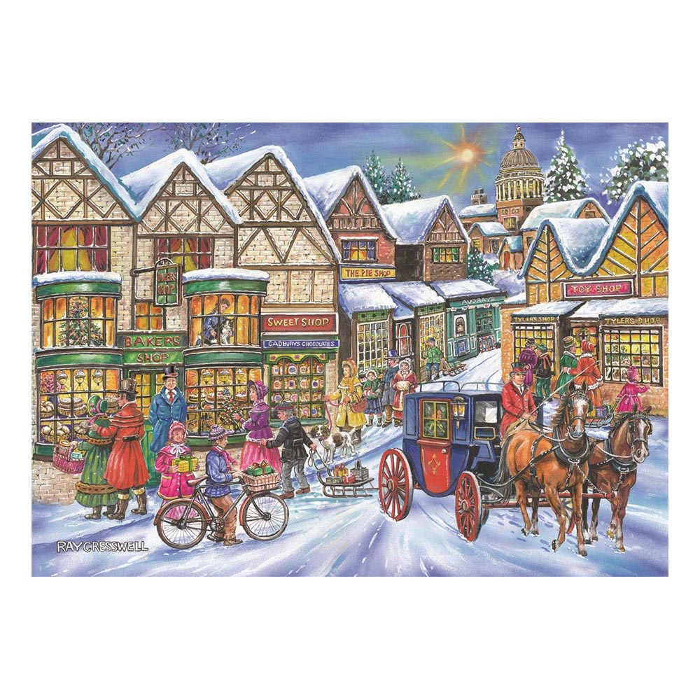 Old Time Shopping BIG 250 Puzzle (3 Years +)