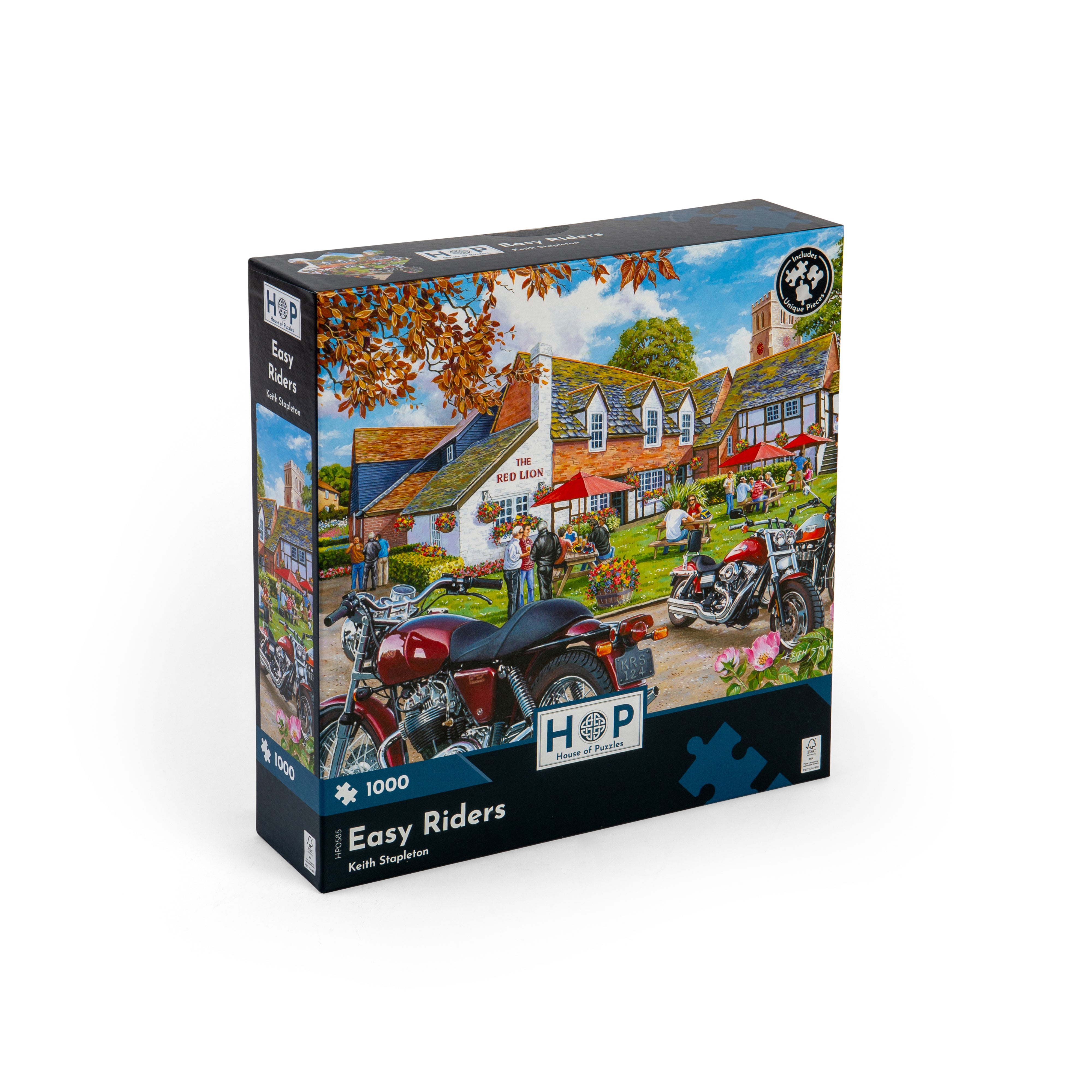 Easy Riders 1000 Piece Puzzle (3 Years +)
