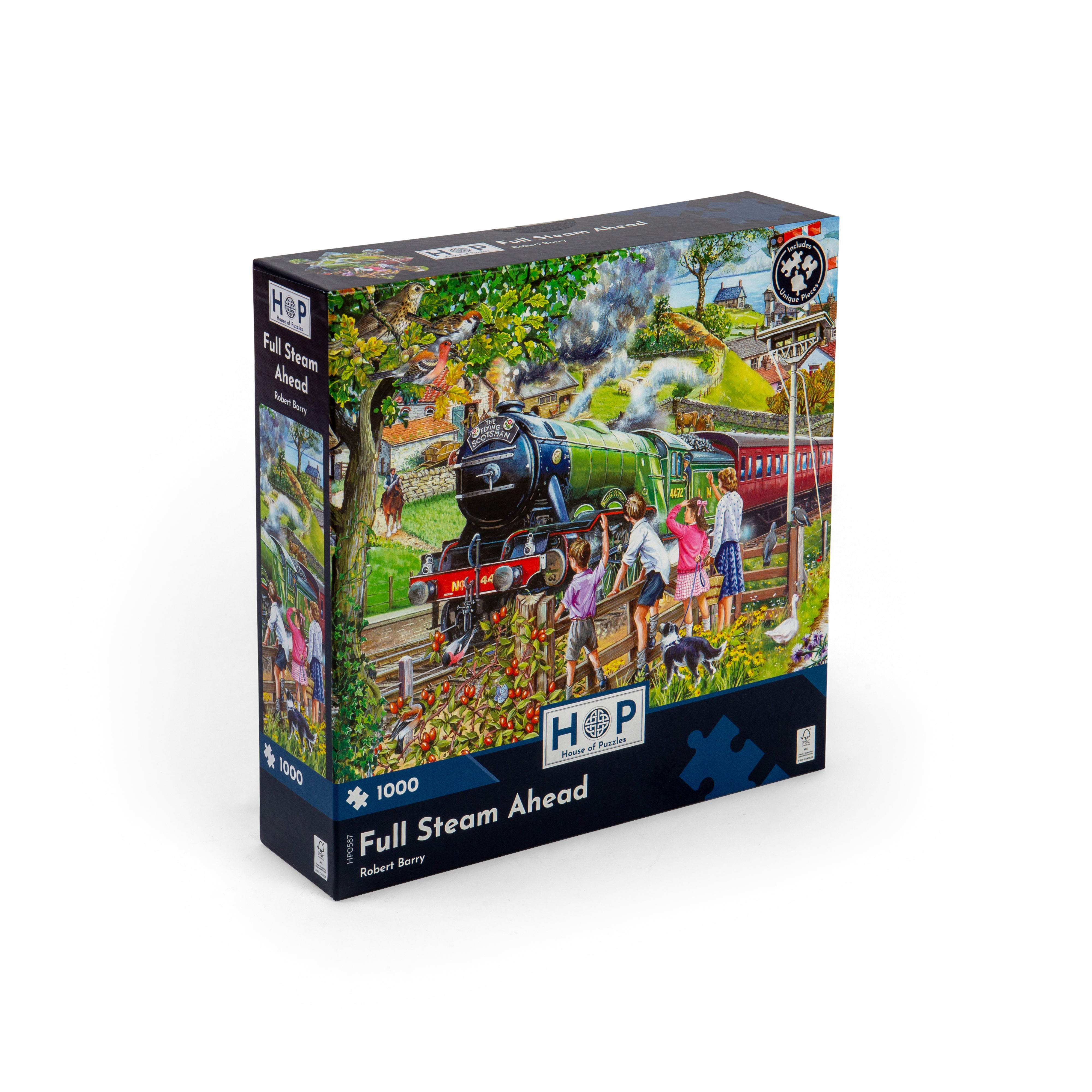 Full Steam Ahead 1000 Piece Puzzle (3 Years +)