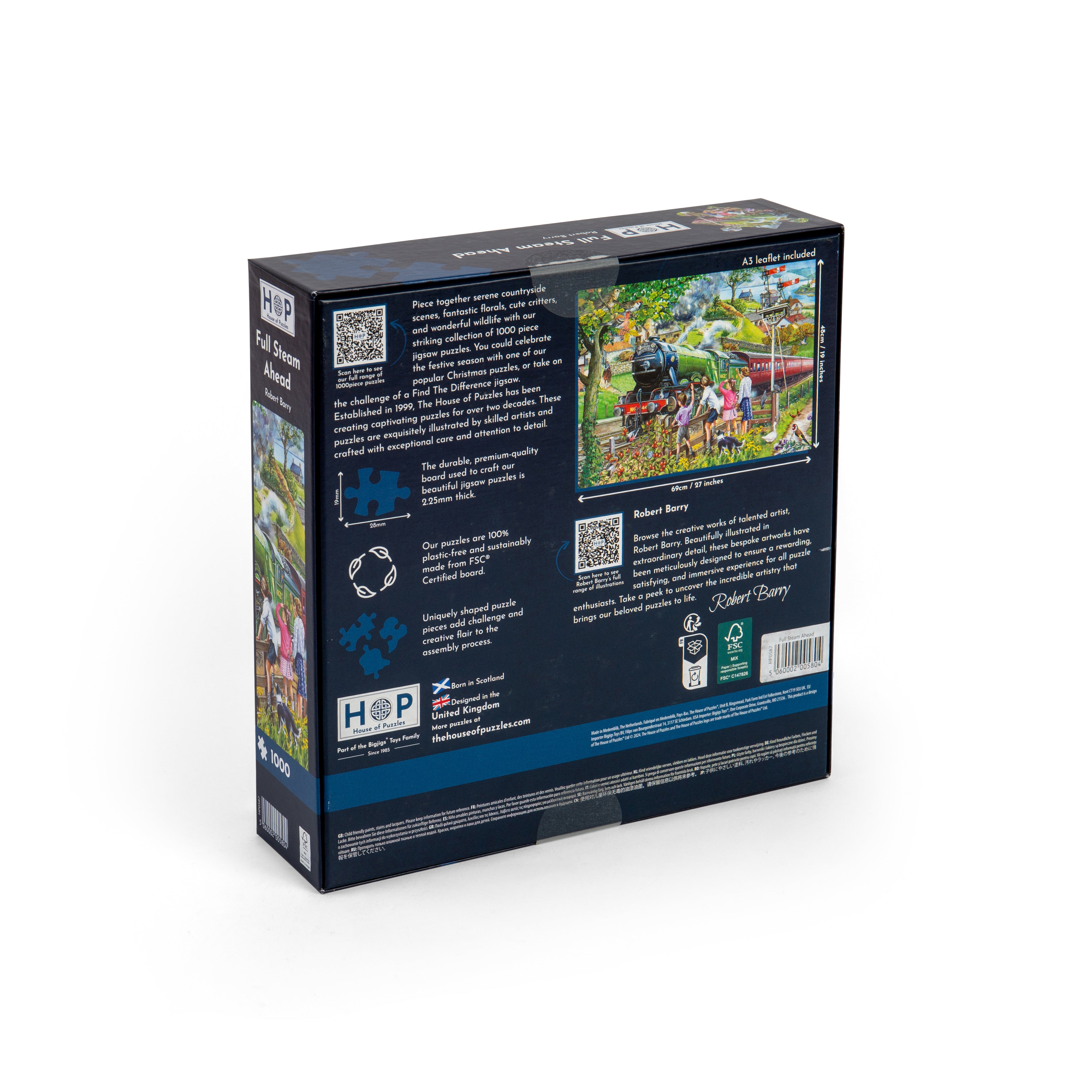 Full Steam Ahead 1000 Piece Puzzle (3 Years +)