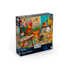 Hen Pecked 1000 Piece Puzzle (3 Years +)