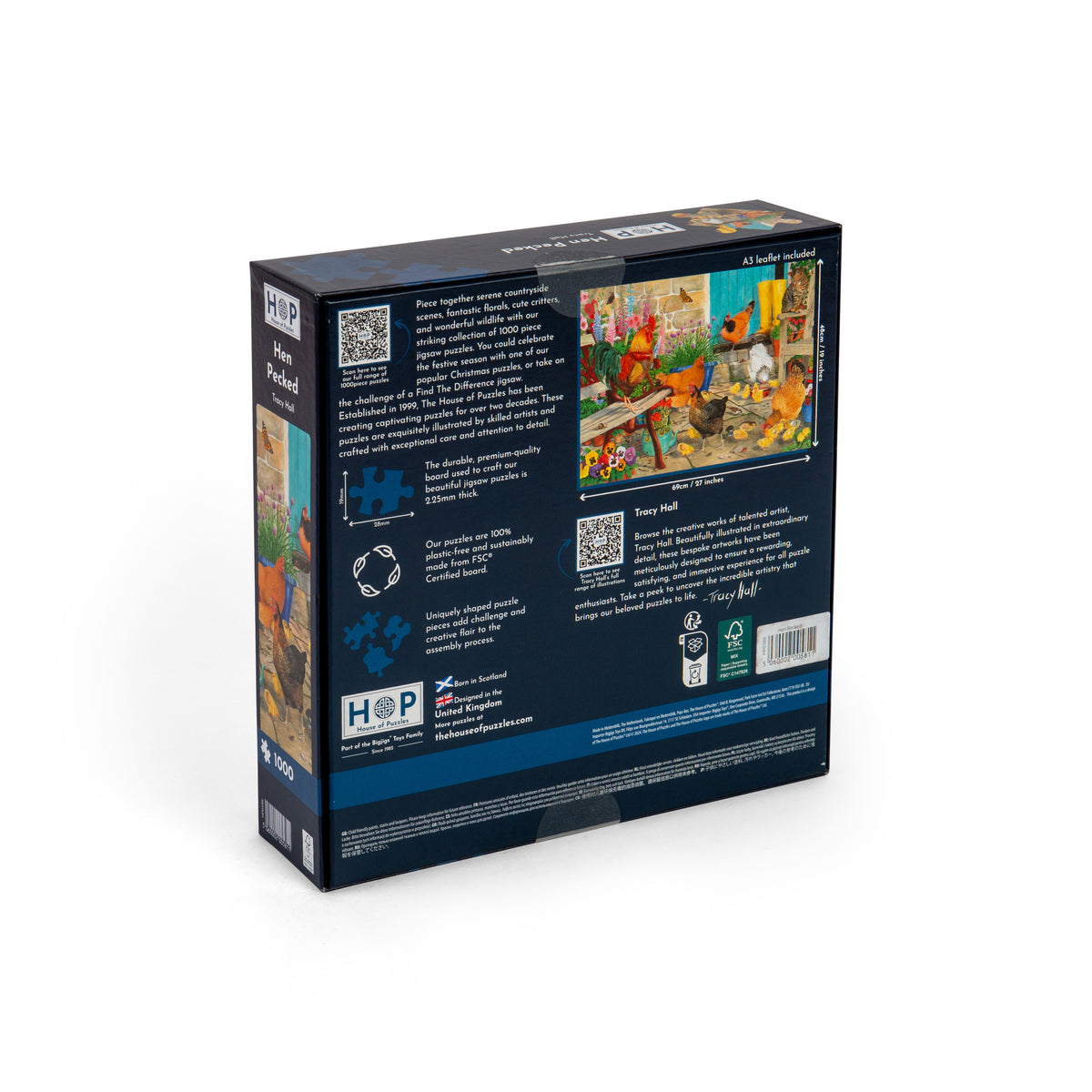 Hen Pecked 1000 Piece Puzzle (3 Years +)