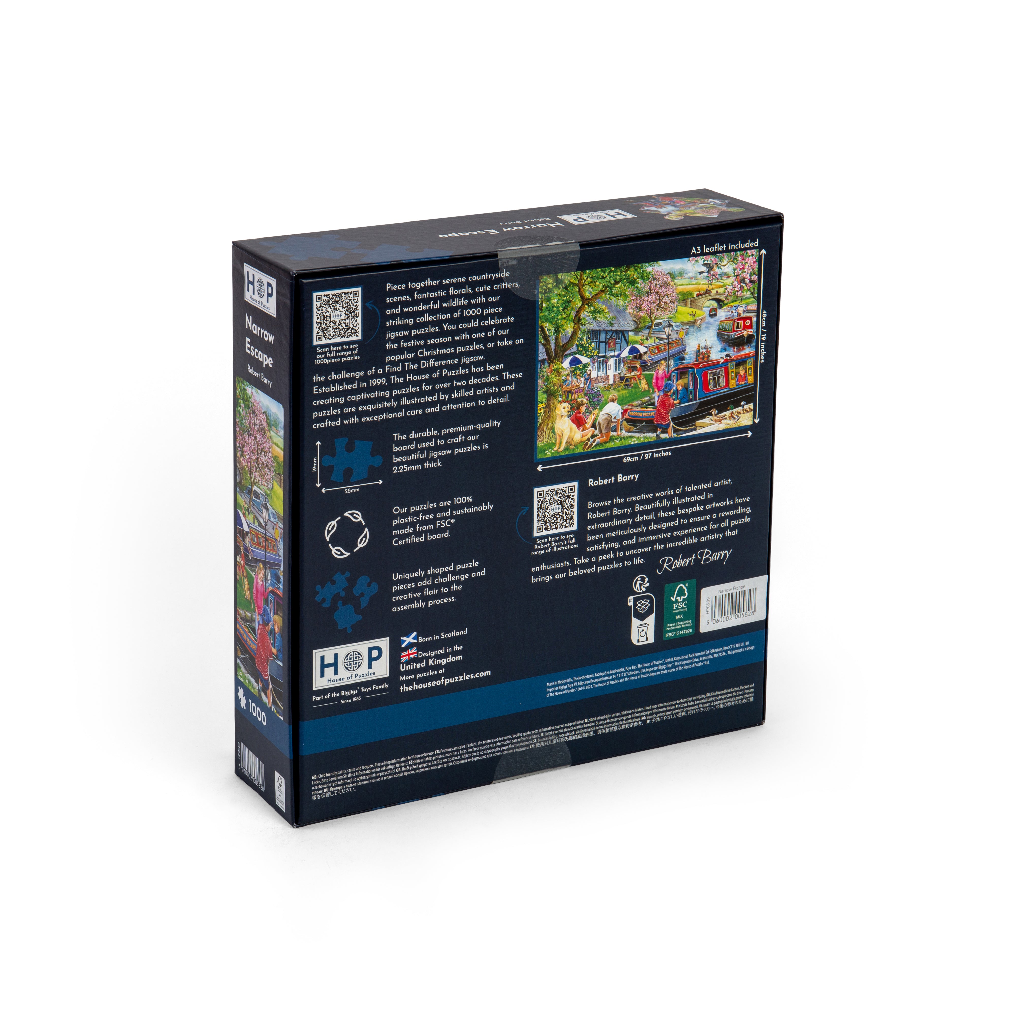 Narrow Escape 1000 Piece Puzzle (3 Years +)
