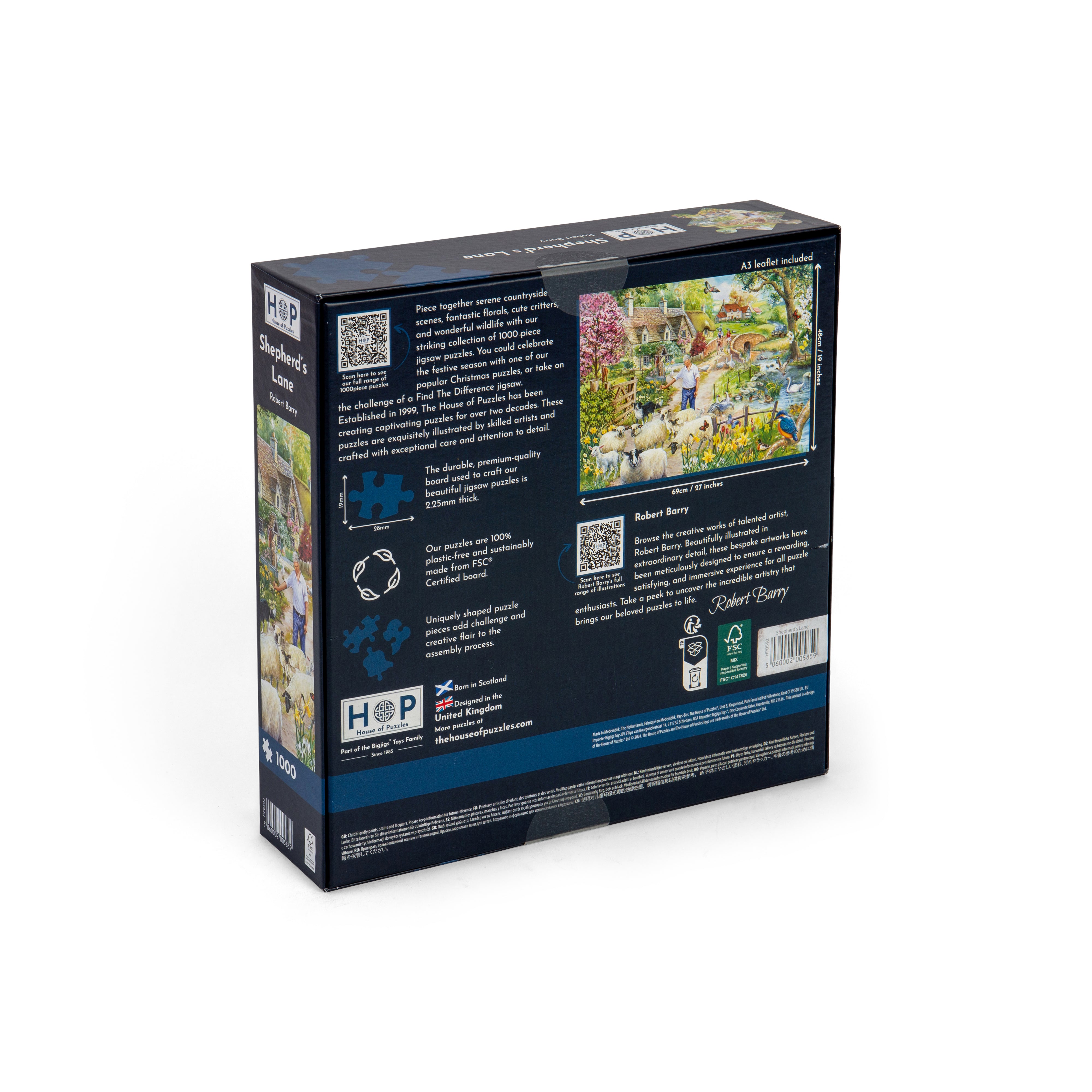 Shepherd's Lane 1000 Piece Puzzle (3 Years +)