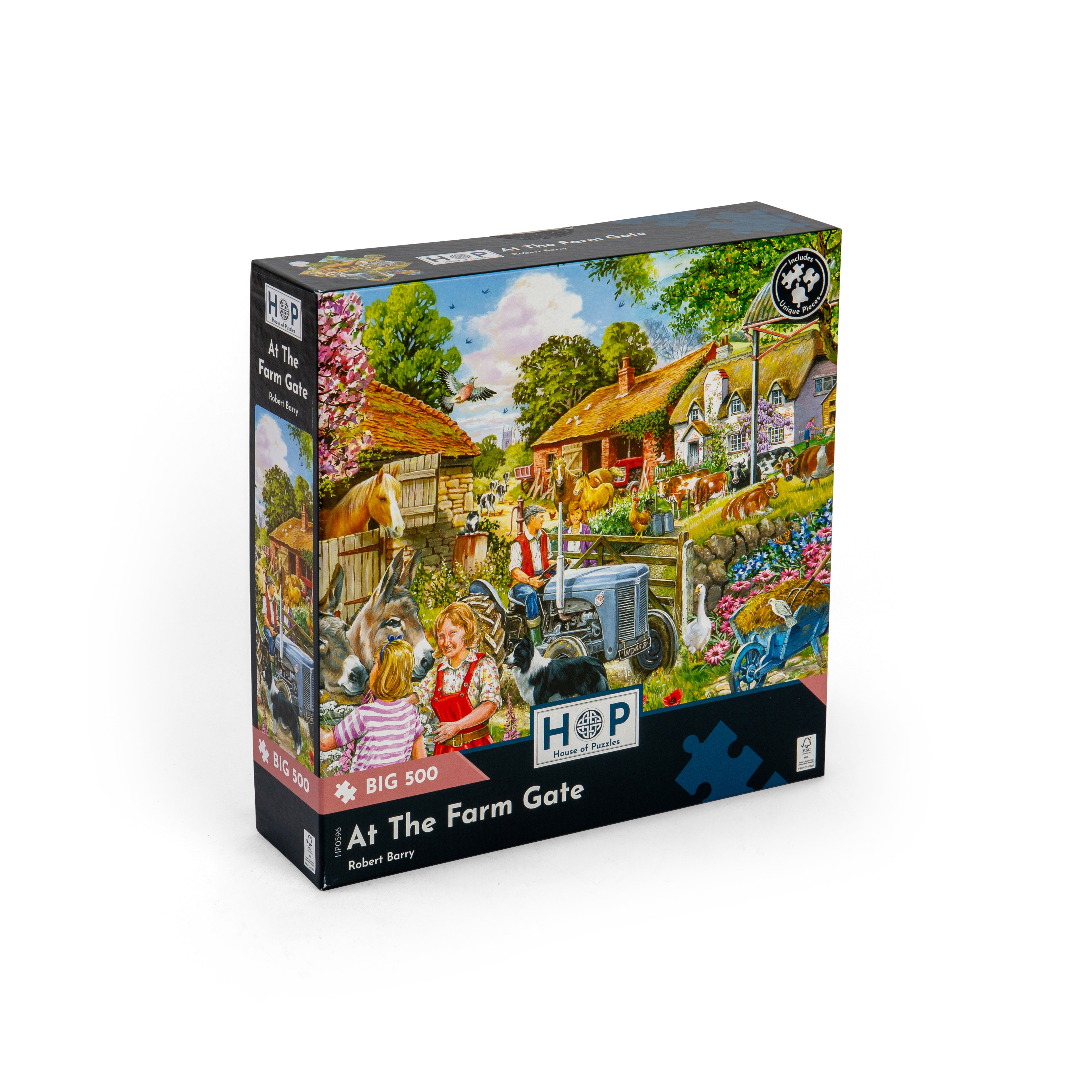 At The Farm Gate BIG 500 Puzzle (3 Years +)