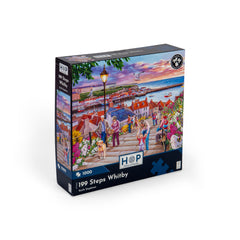 199 Steps Whitby 1000 Piece Puzzle (3 Years +)