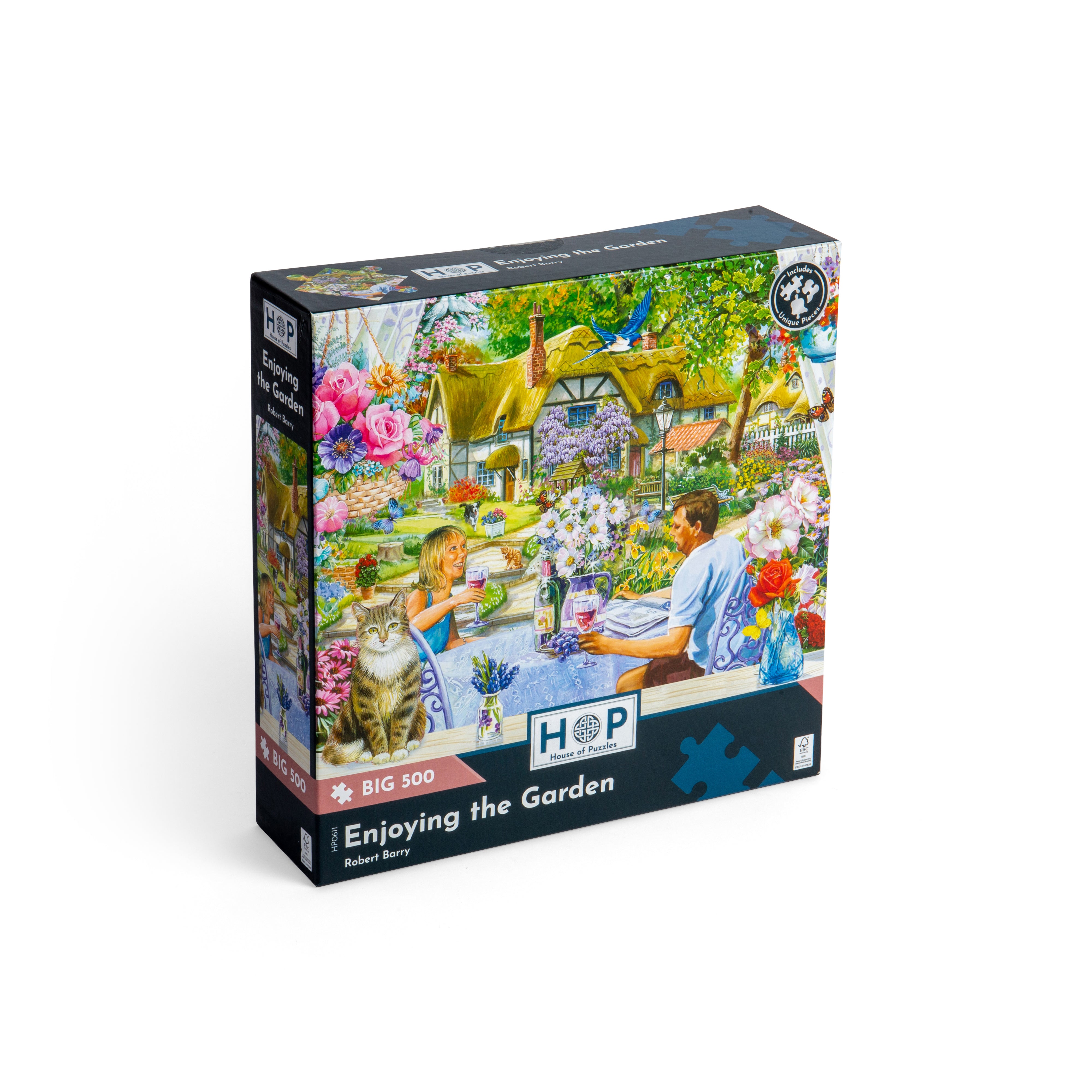Enjoying the Garden BIG 500 Puzzle (3 Years +)