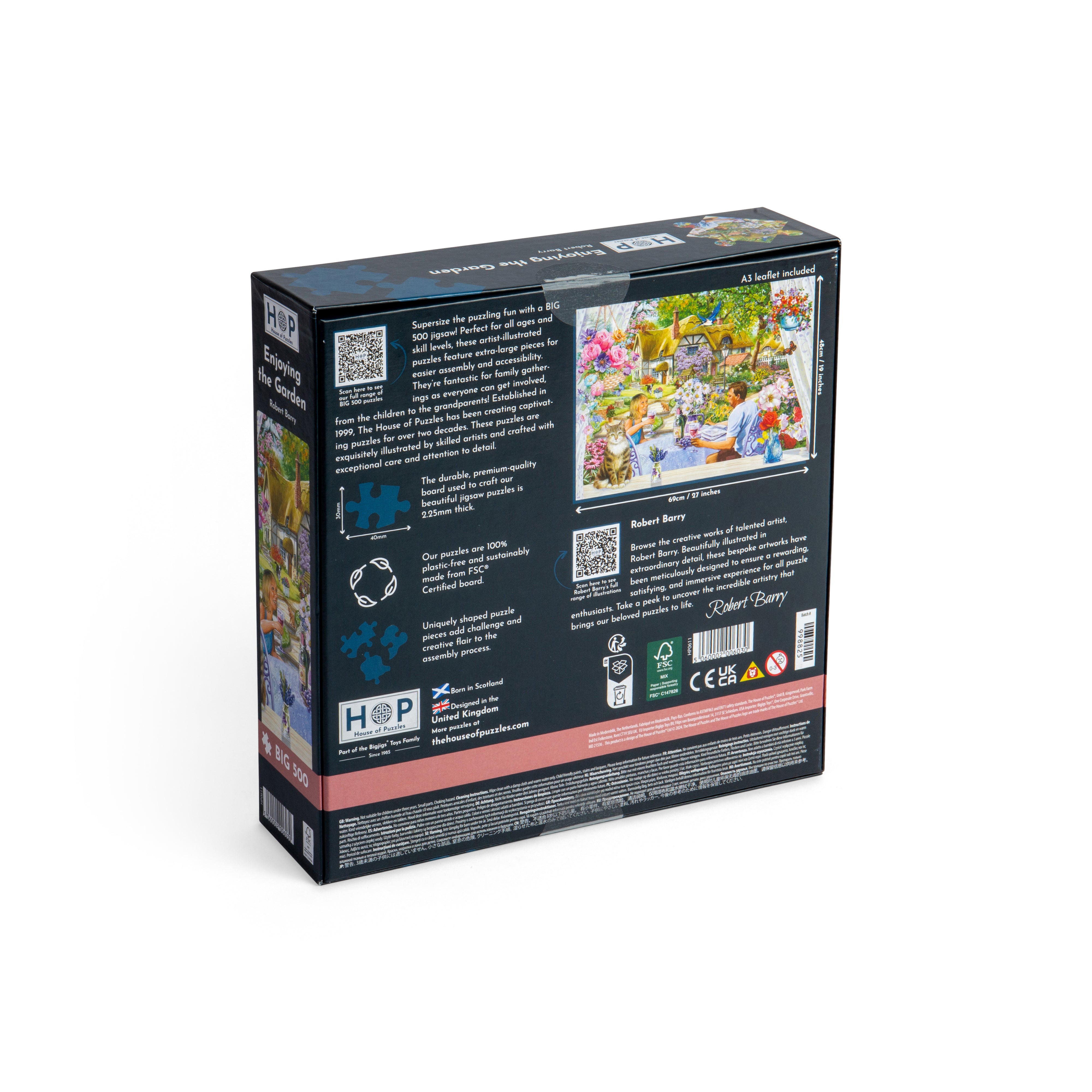 Enjoying the Garden BIG 500 Puzzle (3 Years +)