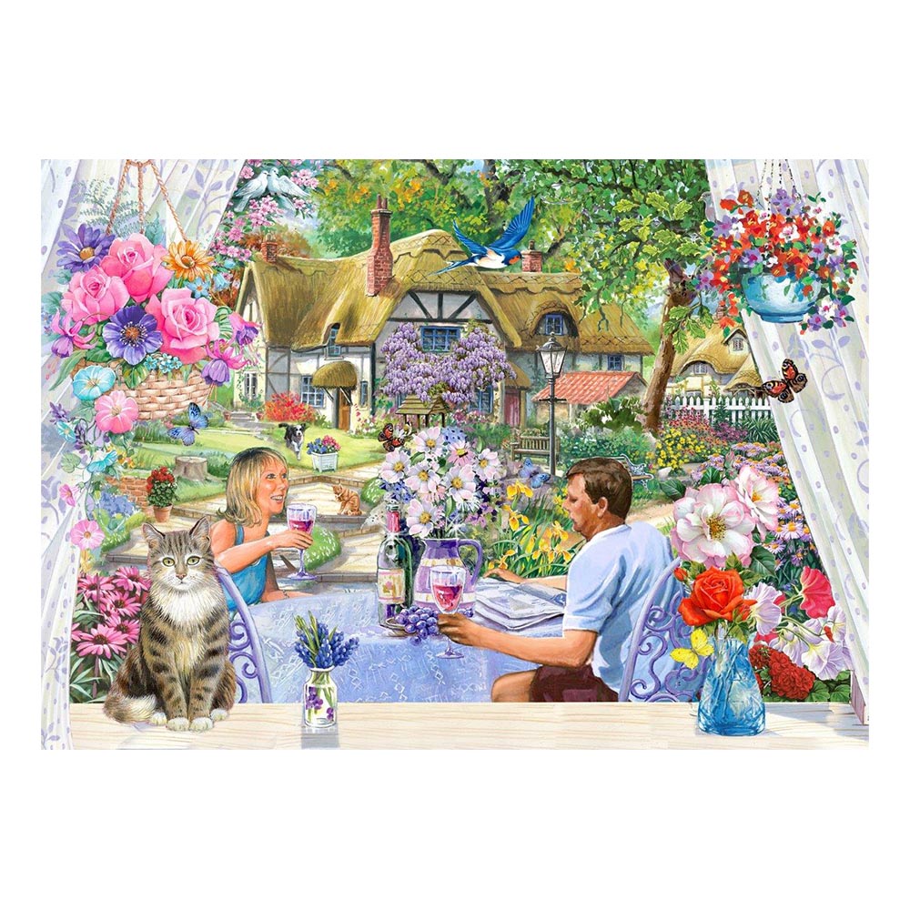 Enjoying the Garden BIG 500 Puzzle (3 Years +)