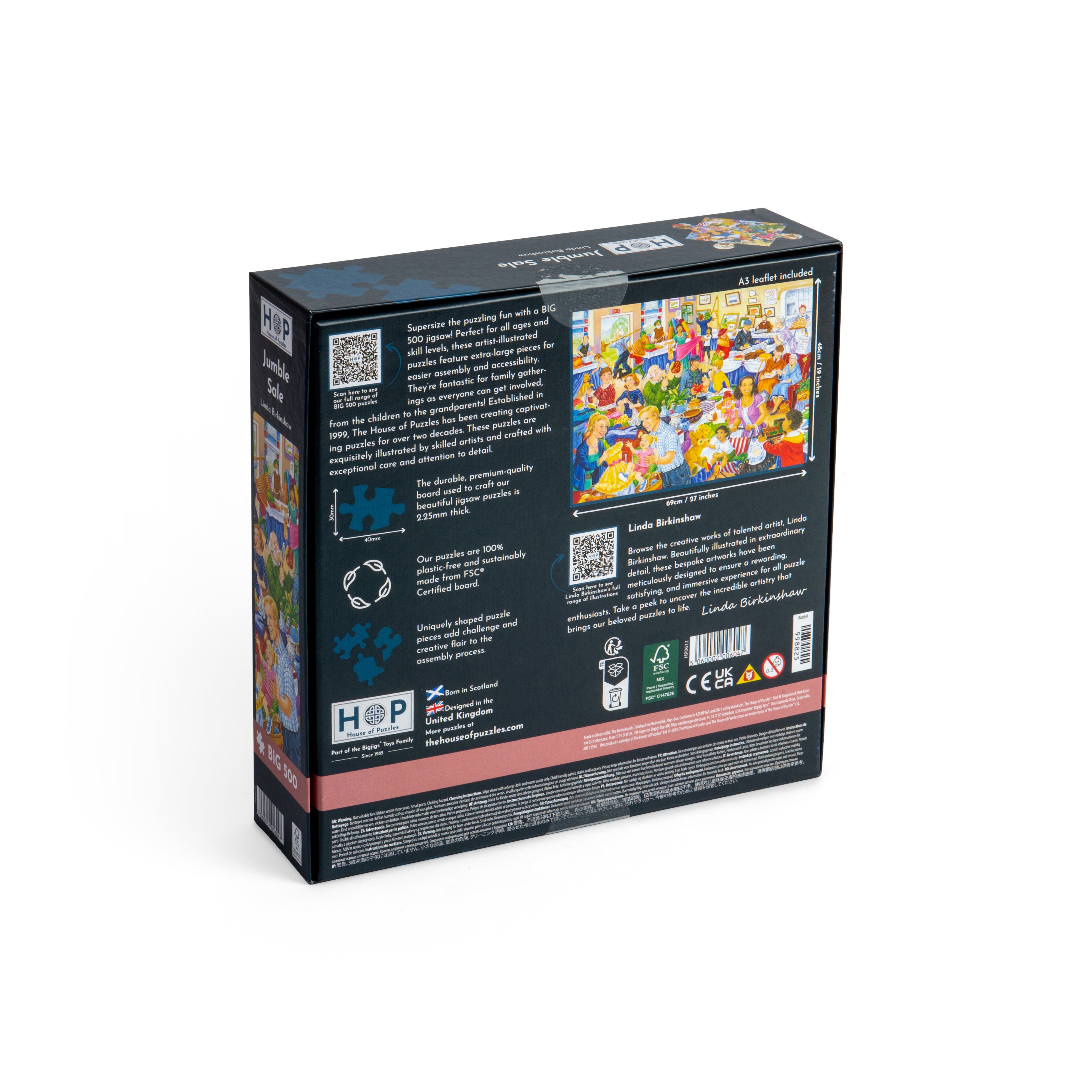 Jumble Sale BIG 500 Puzzle (3 Years +)