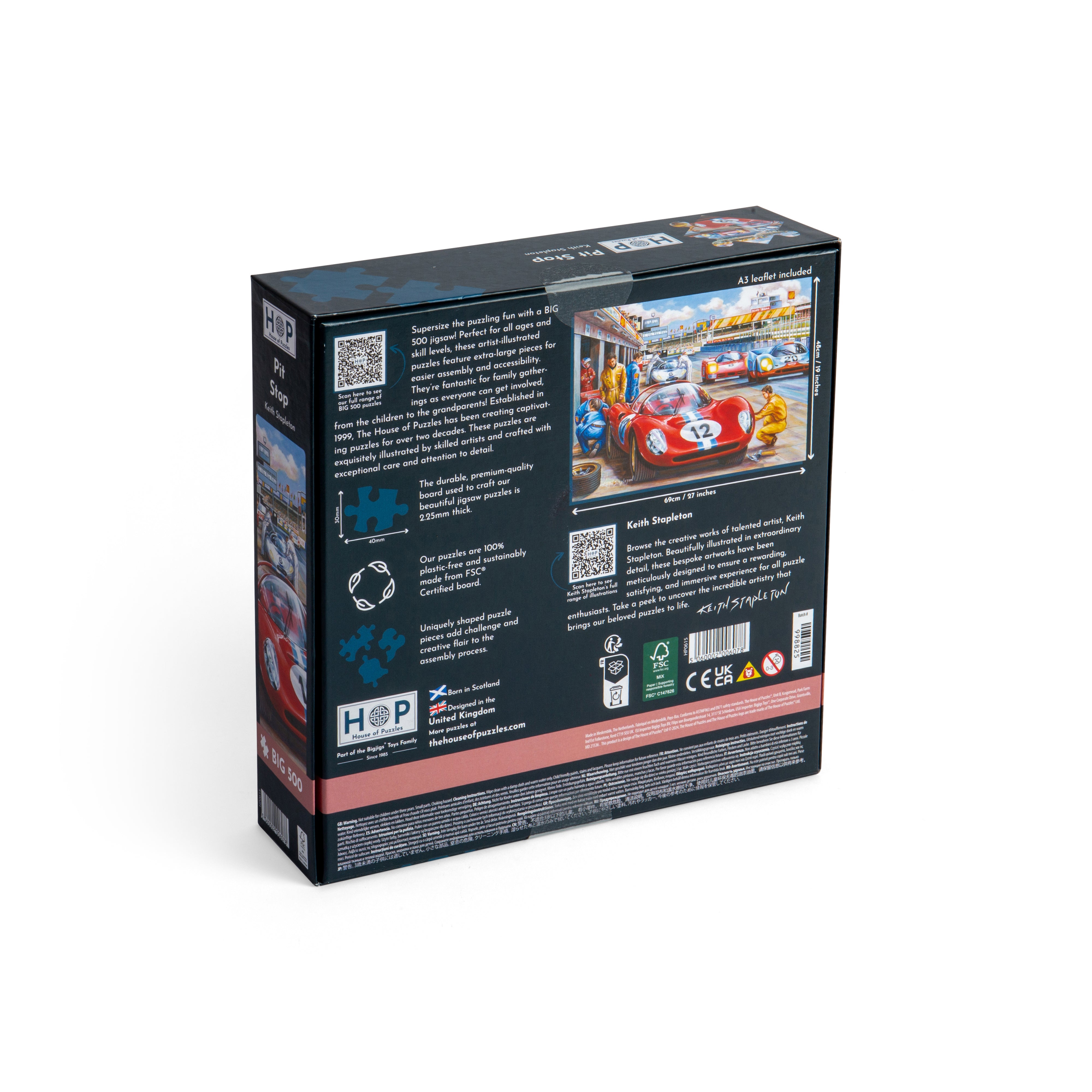 Pit Stop BIG 500 Puzzle (3 Years +)