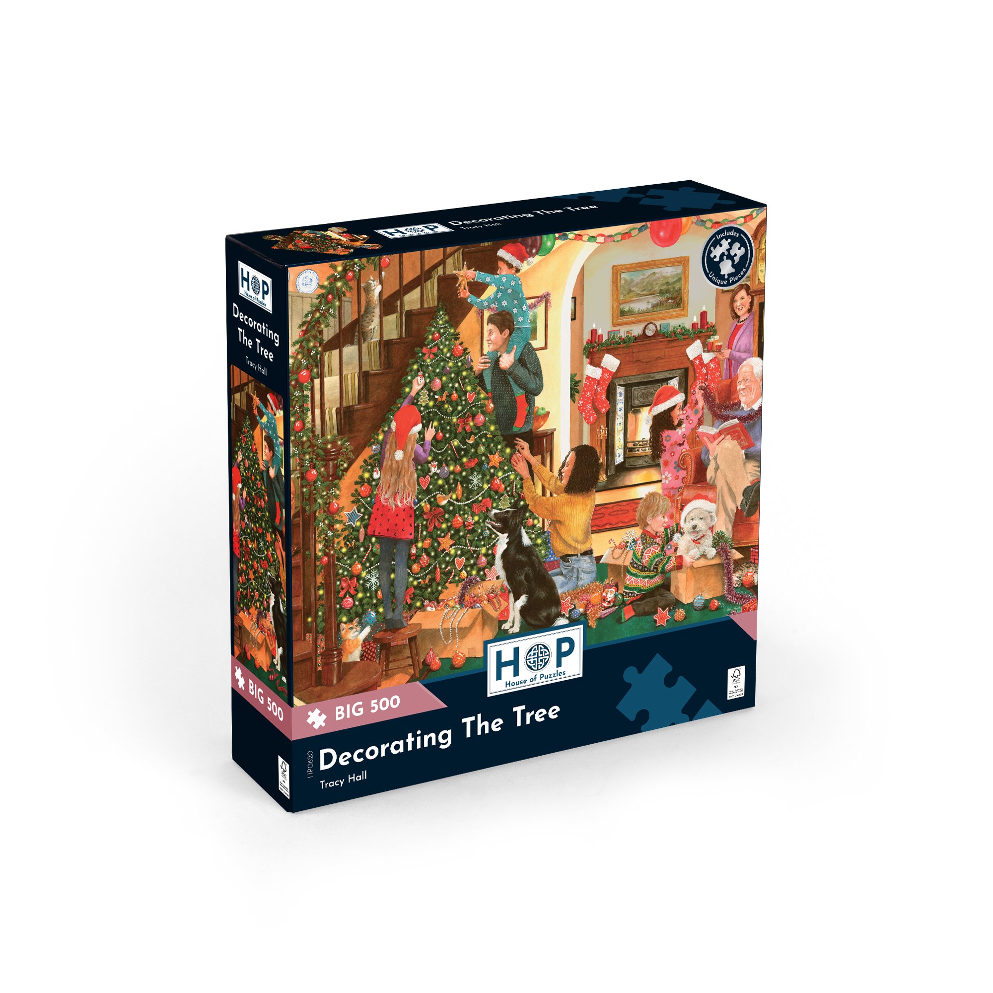 Decorating The Tree BIG 500 Puzzle (3 Years +)
