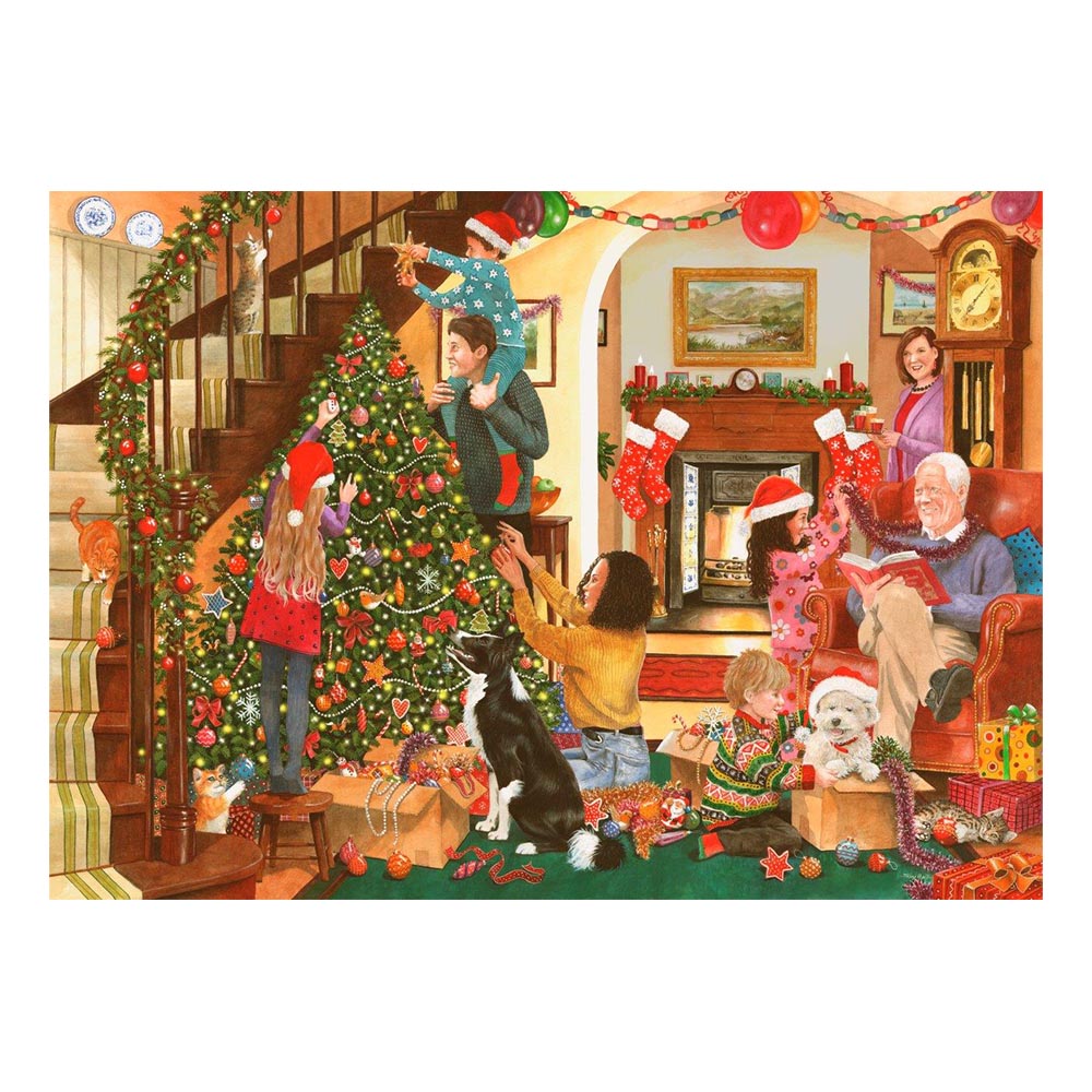 Decorating The Tree BIG 500 Puzzle (3 Years +)
